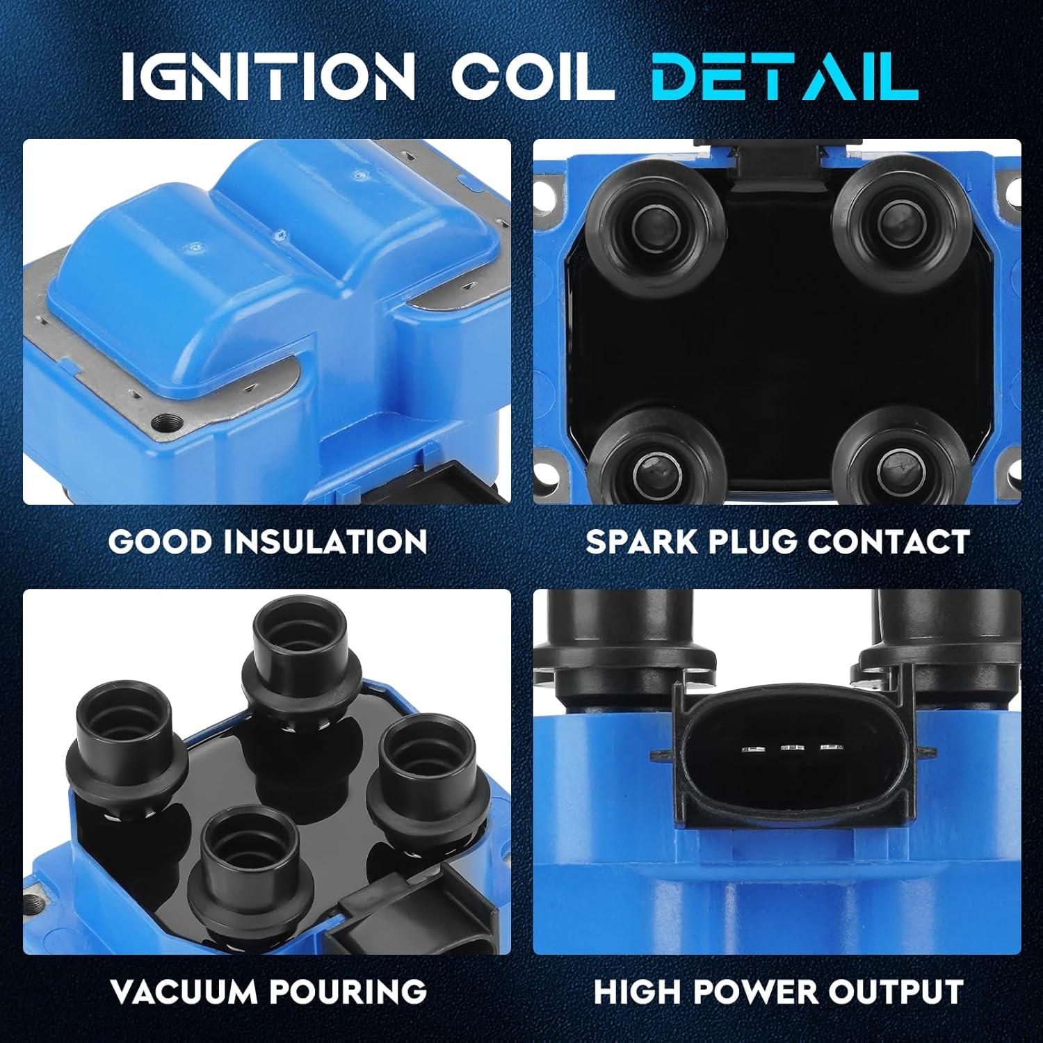 Juego de 2 Bobinas de Encendido Lacarier para Ford y Mazda