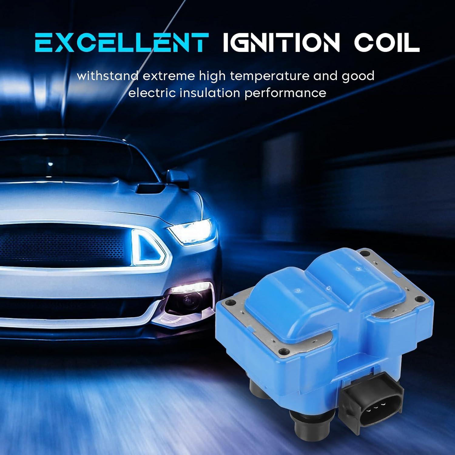 Juego de 2 Bobinas de Encendido Lacarier para Ford y Mazda