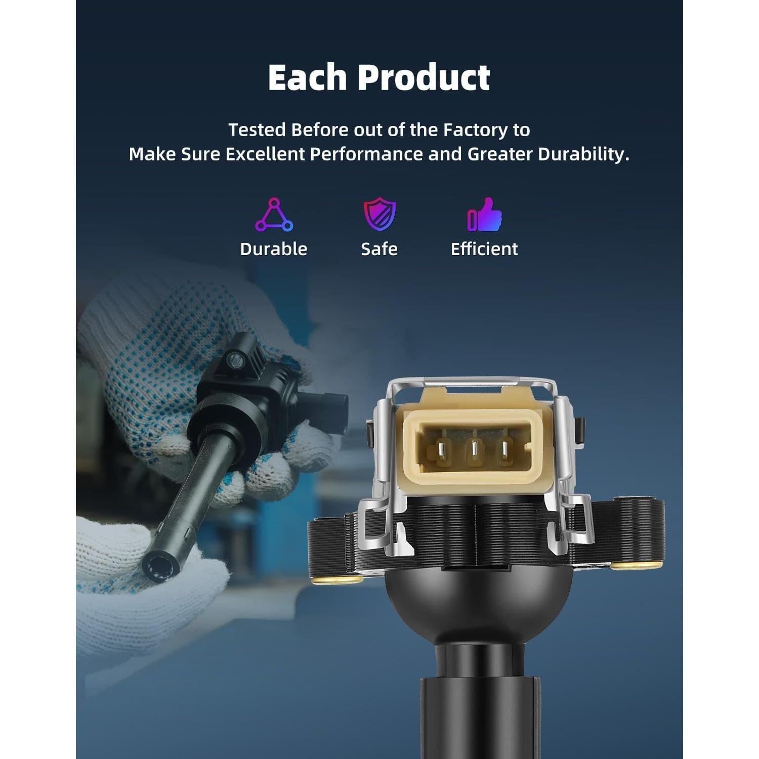 Bobinas de Encendido ECCPP Paquete de 6 para BMW y Land Rover