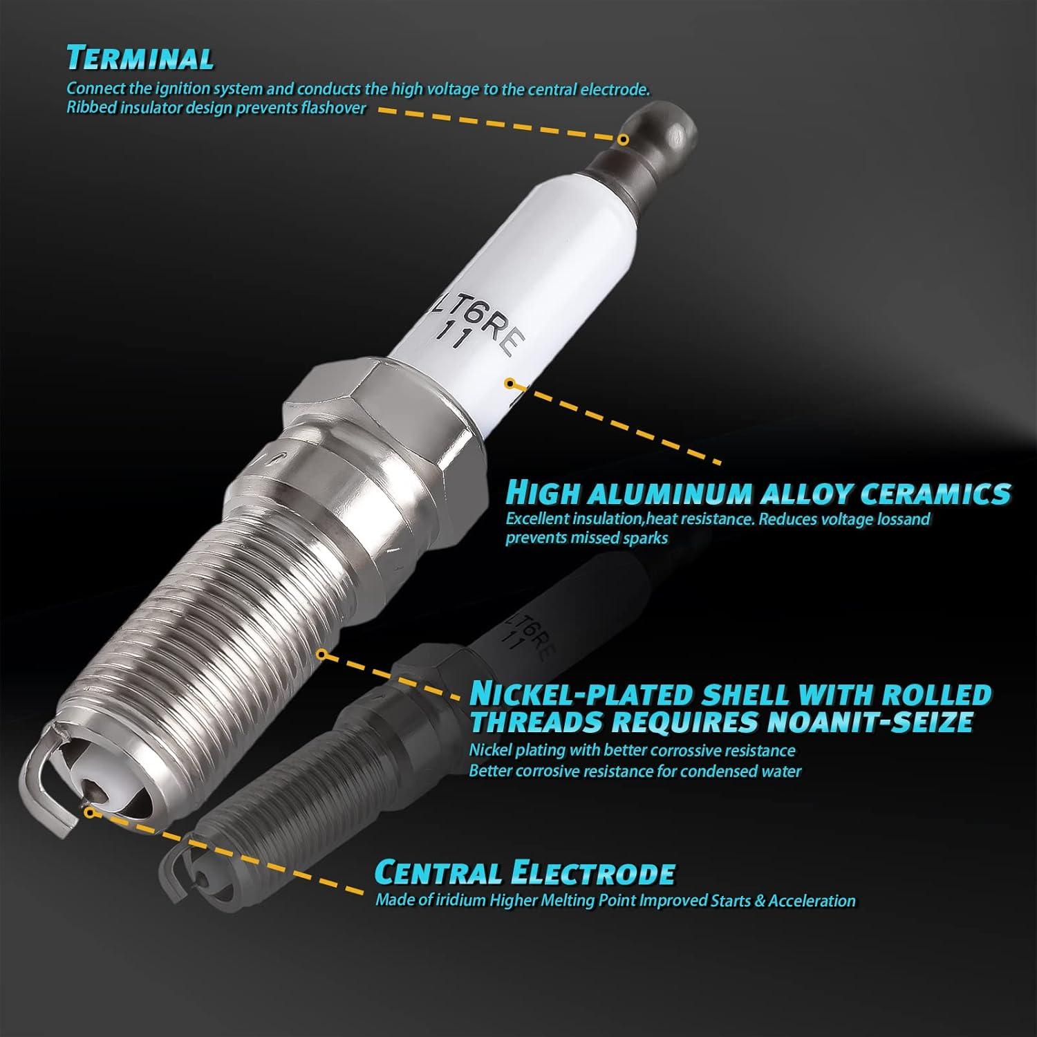 Juego de Bobinas de Encendido Pilida UF569 + Bujías Iridio 41-109