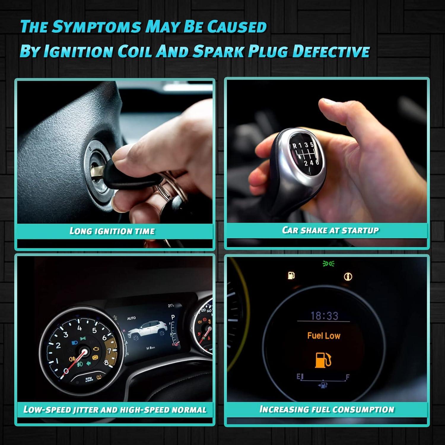 Juego de Bobinas de Encendido Pilida UF569 + Bujías Iridio 41-109