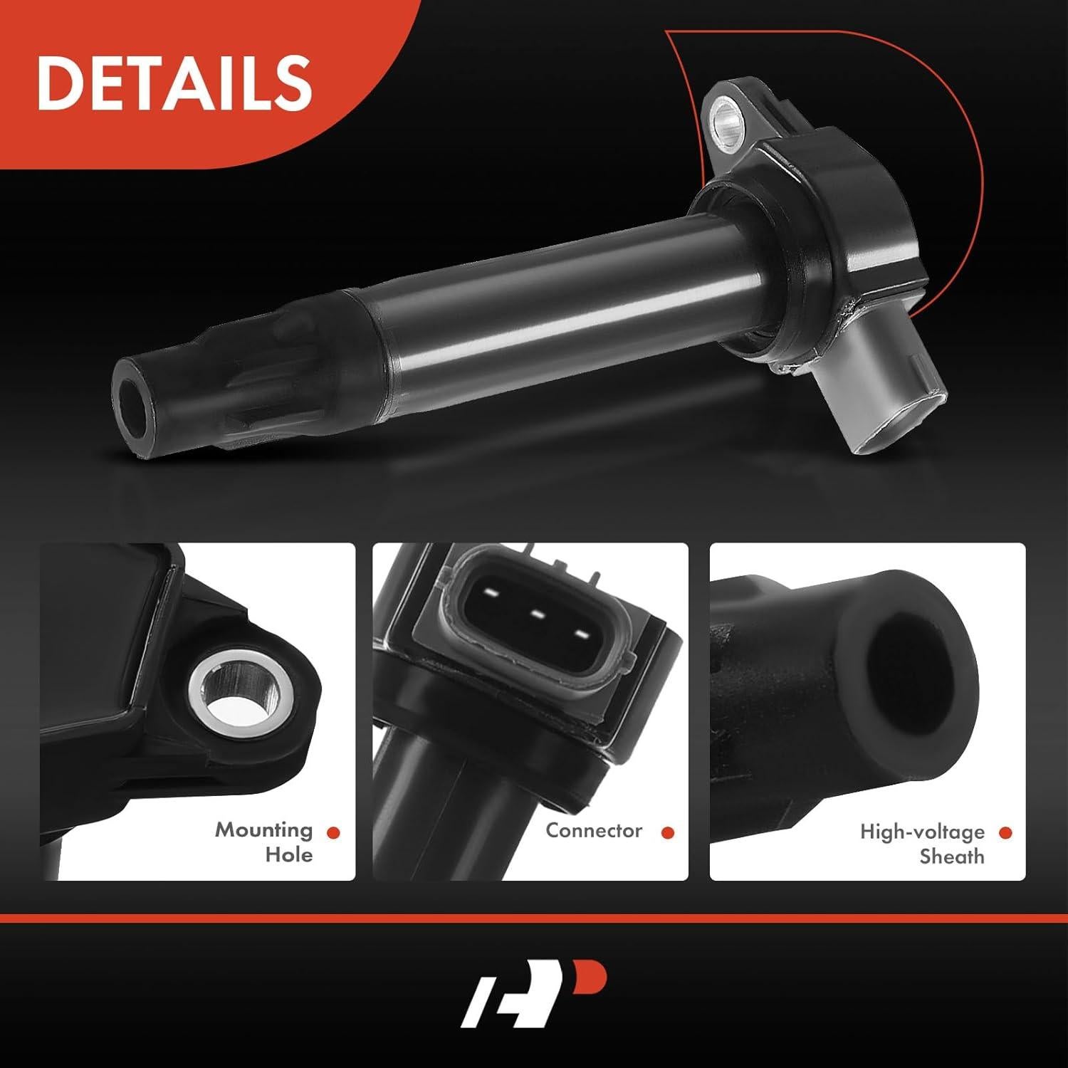 Bobinas de Encendido A-Premium para Mitsubishi Lancer 2008-2015 - Juego de 4