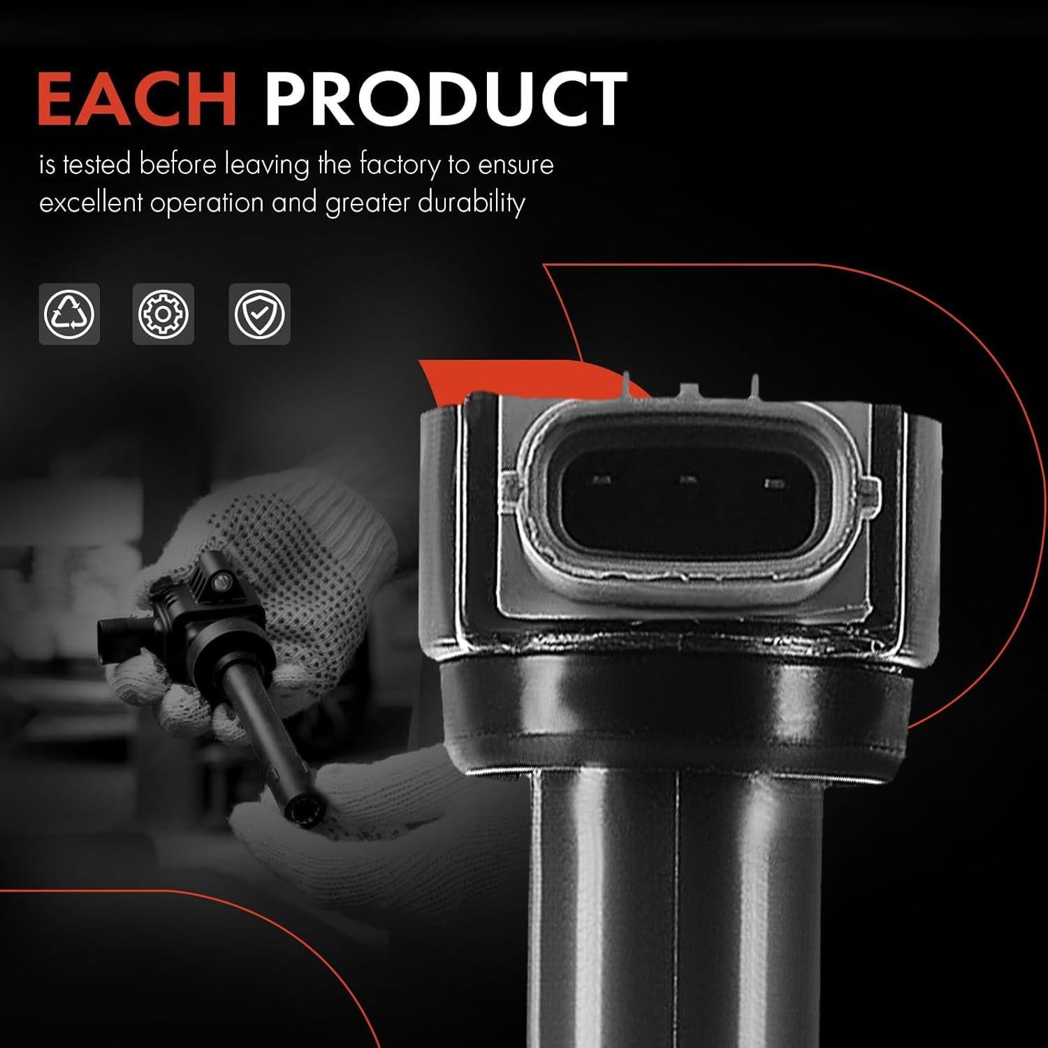 Bobinas de Encendido A-Premium para Mitsubishi Lancer 2008-2015 - Juego de 4