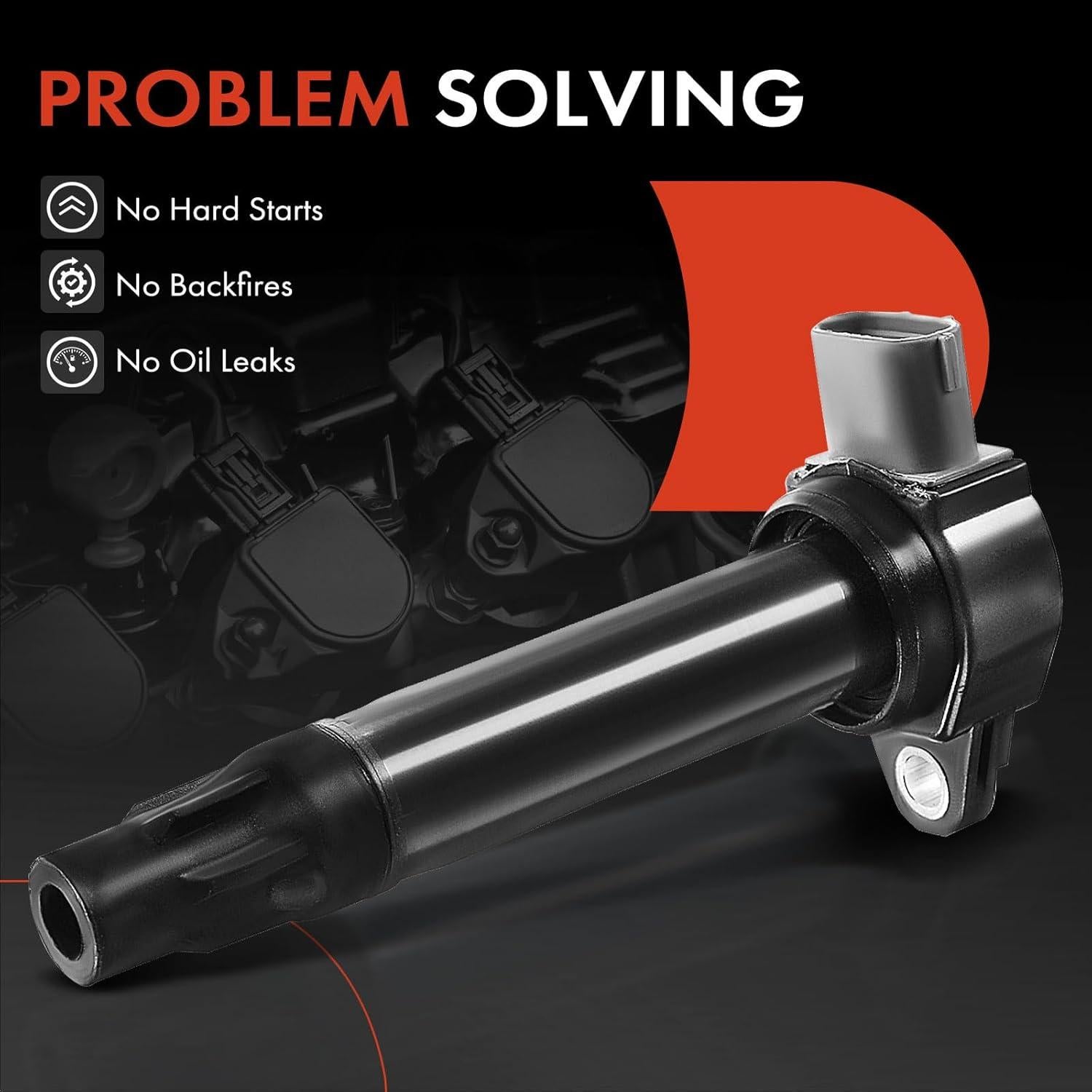 Bobinas de Encendido A-Premium para Mitsubishi Lancer 2008-2015 - Juego de 4