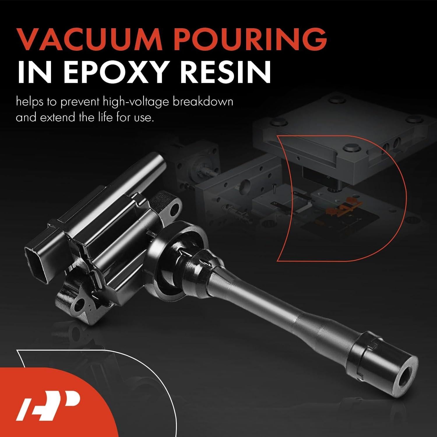 Bobinas de Encendido A-Premium para Chrysler Dodge Mitsubishi 2 Pcs