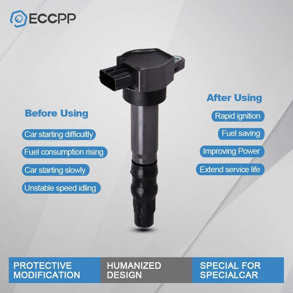 Bobinas de Encendido ECCPP UF532 para Mitsubishi 2004-2012 (4 Pcs)