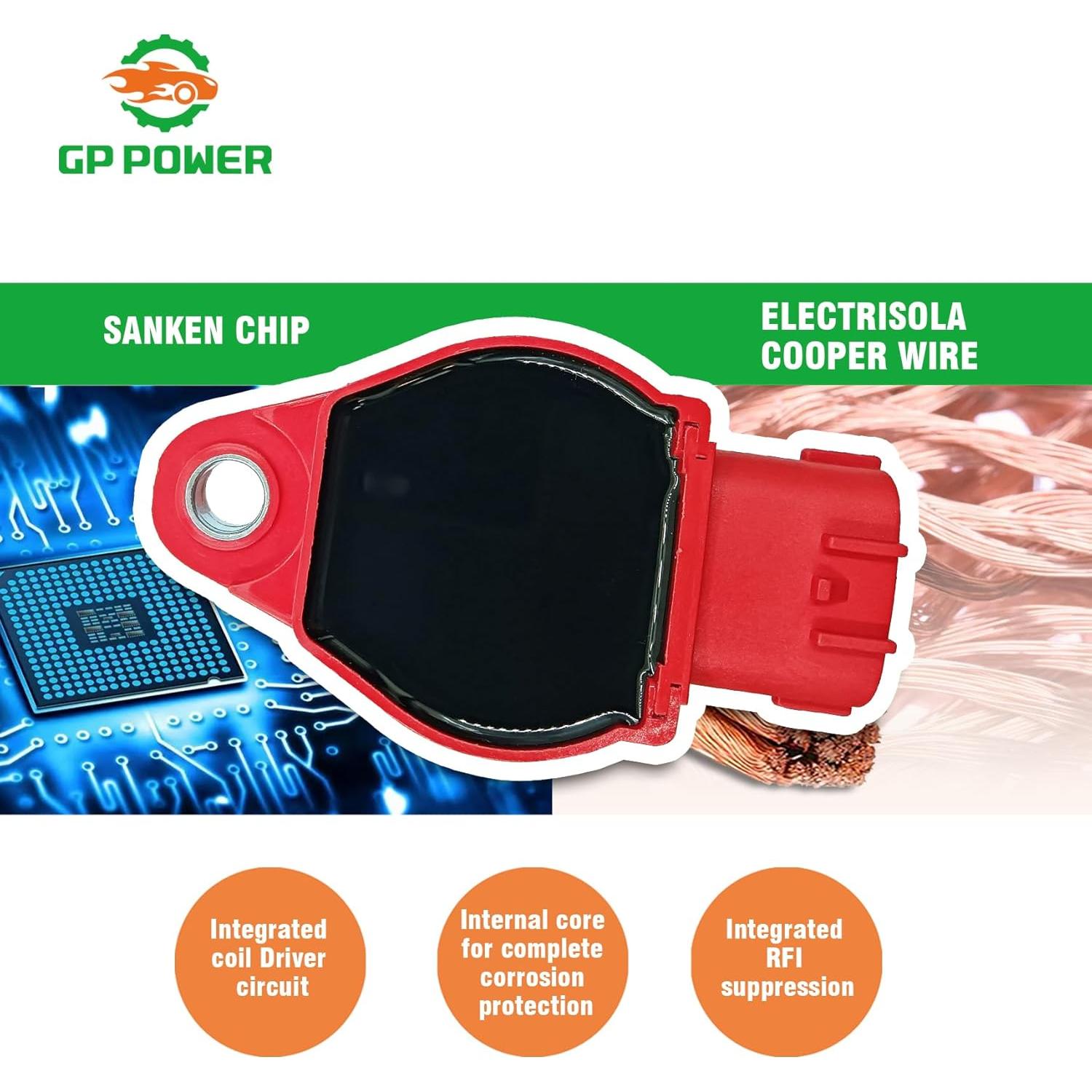 Juego de 3 Bobinas de Encendido GP POWER para Smart y Mitsubishi