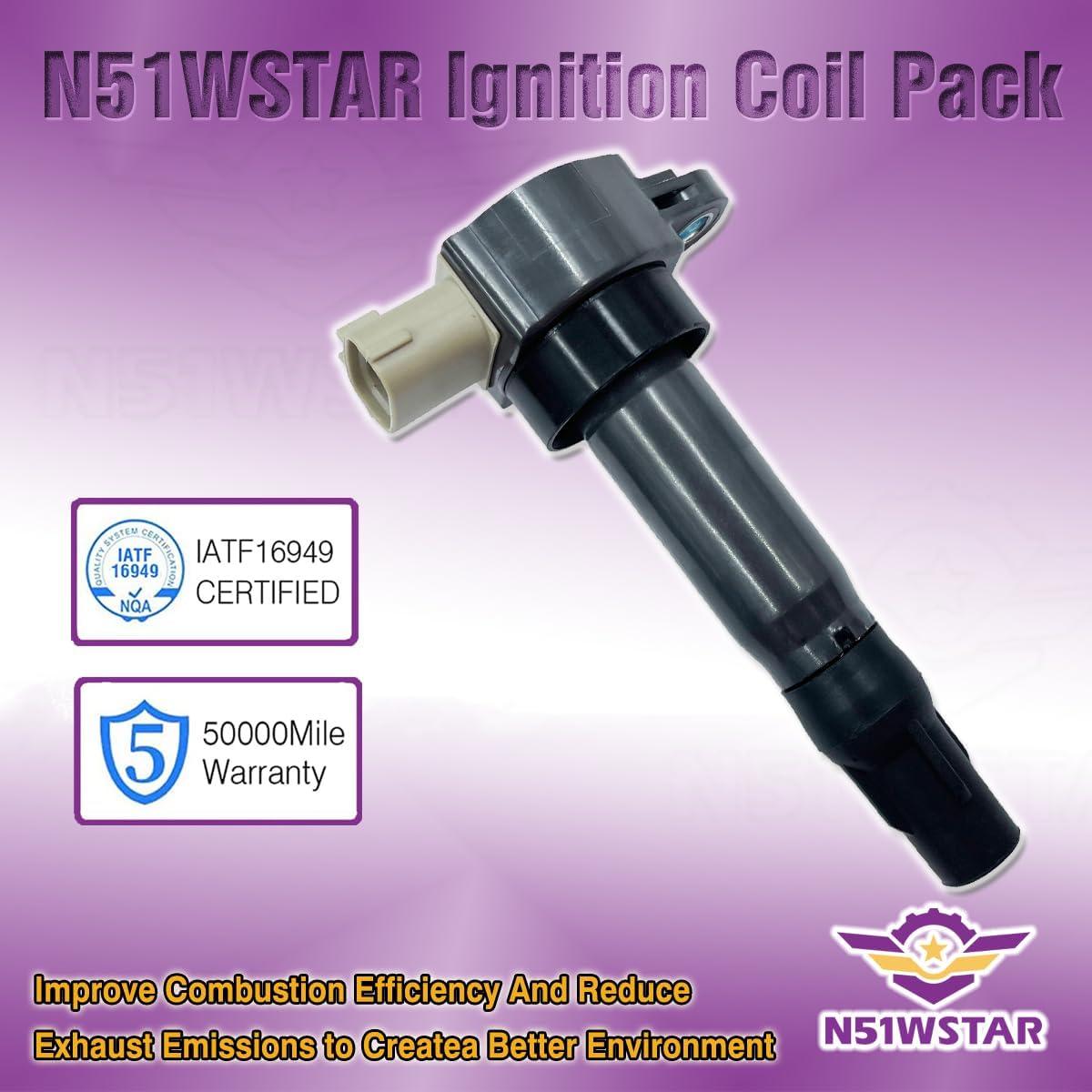 Juego de bobinas de encendido N51WSTAR para Smart y Mitsubishi