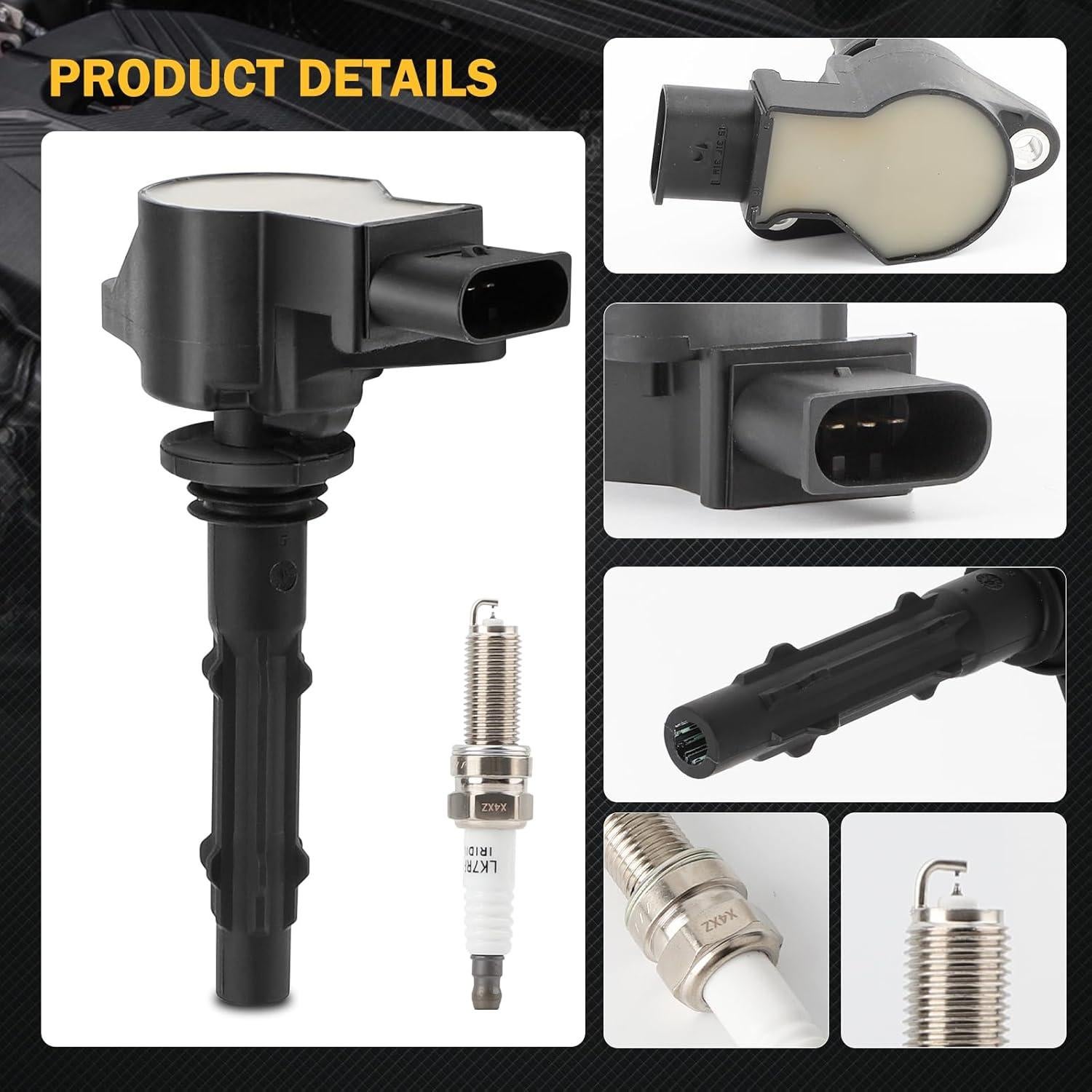 Paquete de Bobinas de Encendido y Bujía Iridio X4XZ UF535/95983