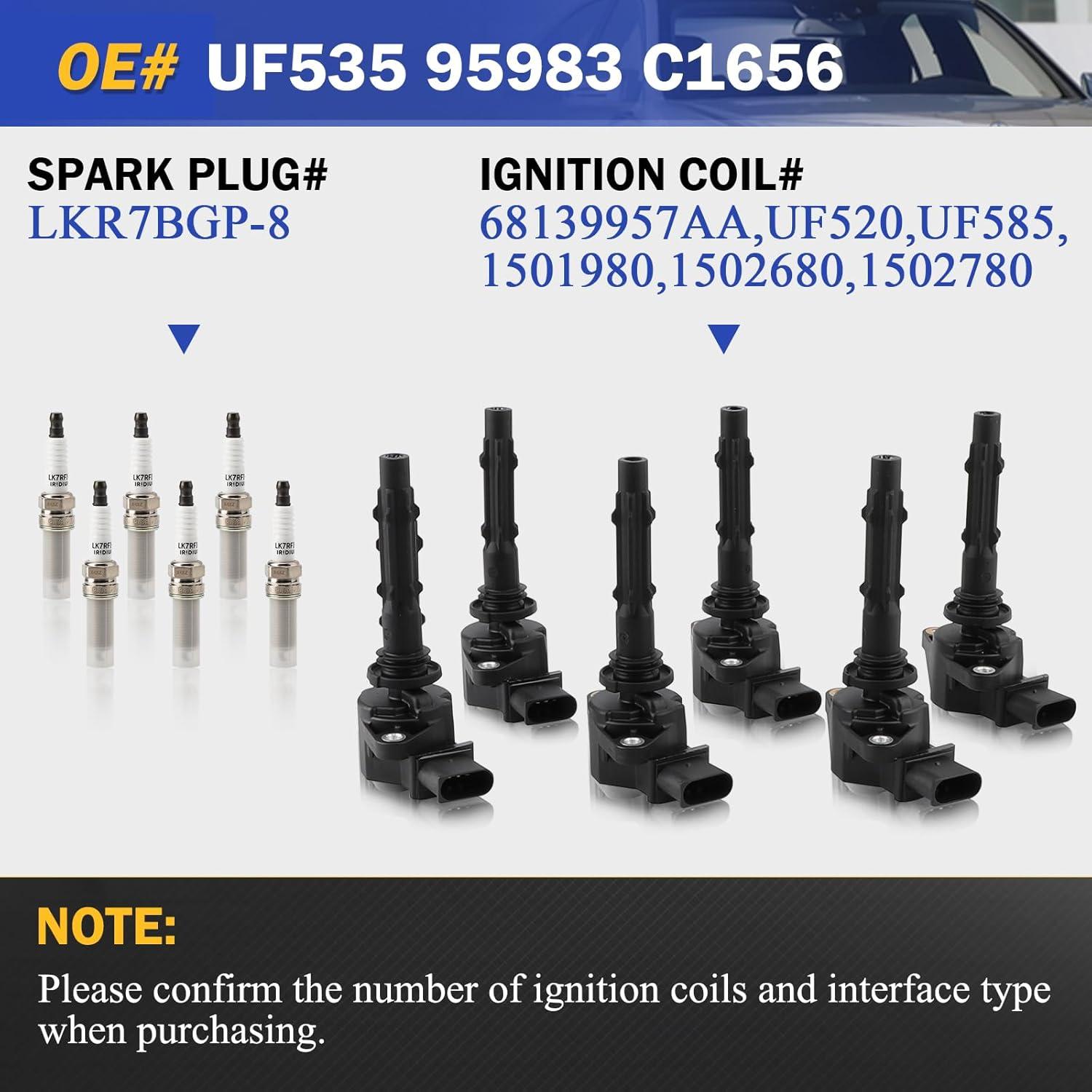 Paquete de Bobinas de Encendido y Bujía Iridio X4XZ UF535/95983