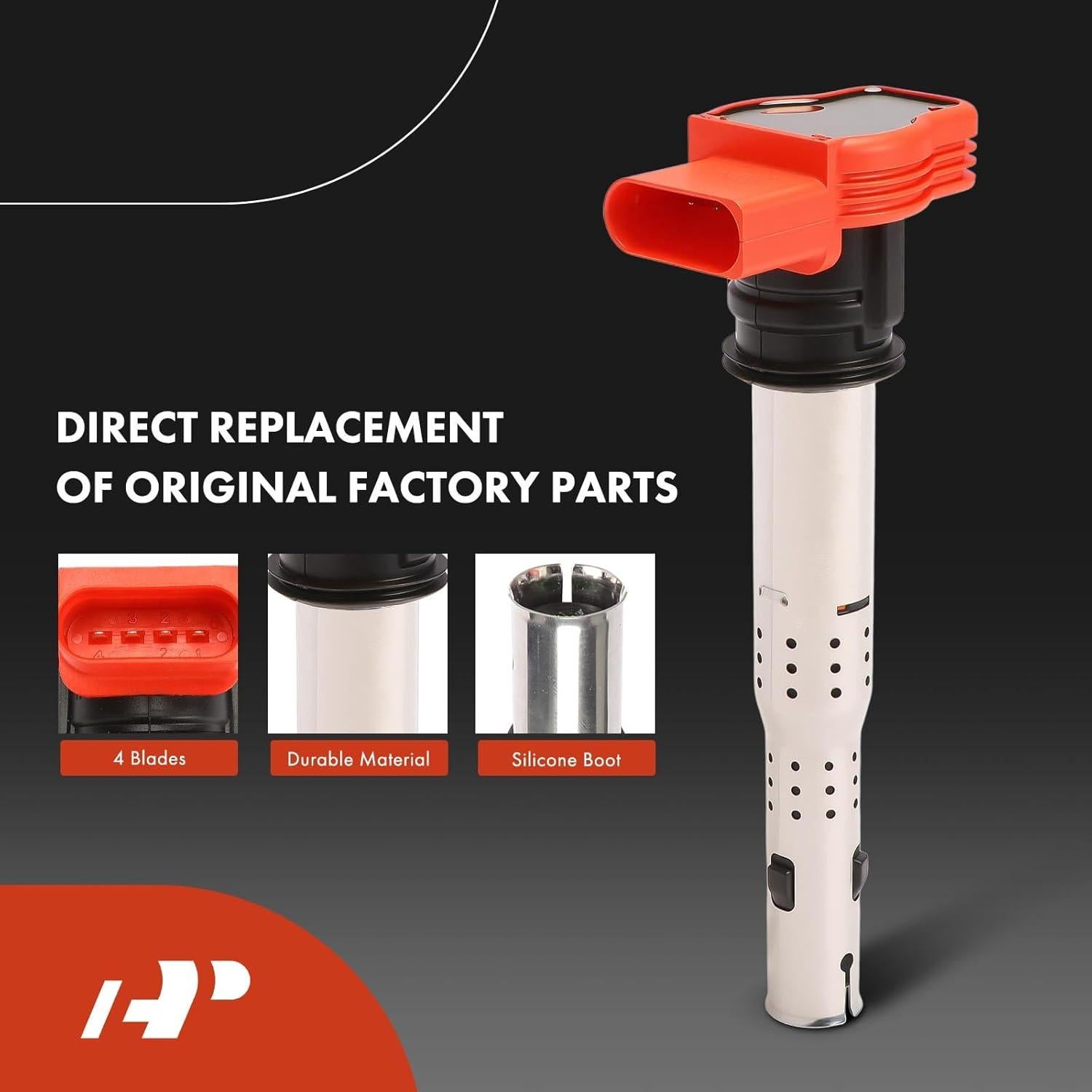 Juego de 8 Bobinas de Encendido y Bujías Iridio A-Premium