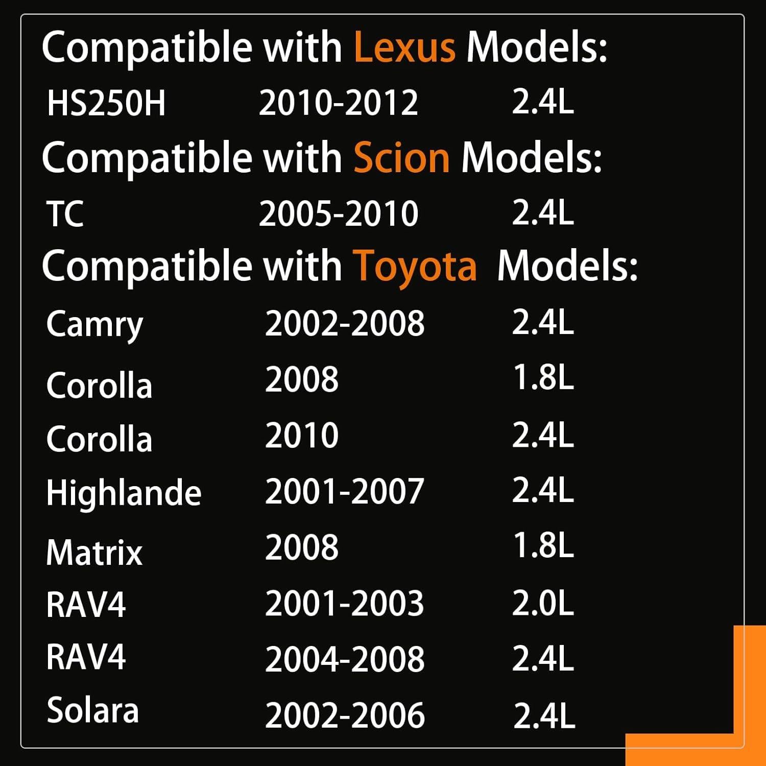 Juego de 4 Bobinas de Encendido Automost UF333 para Toyota