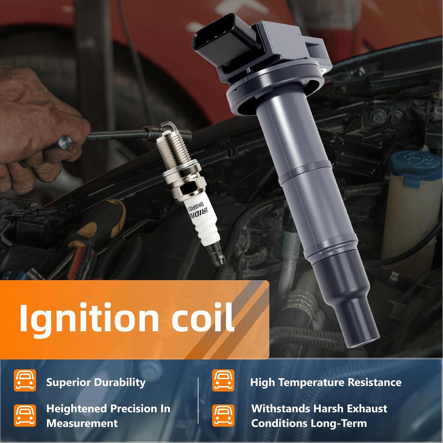 Juego de 4 Bobinas de Encendido Automost UF333 para Toyota