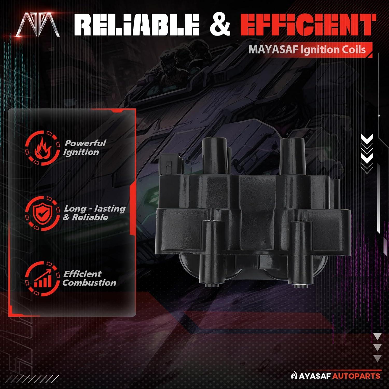 Bobina de Encendido MAYASAF para Citroen, Lancia, Fiat, Peugeot