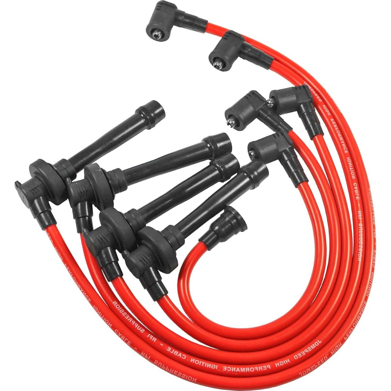 Cables de Bujía JDMSPEED Espiral 10.5mm para Honda Civic 92-00