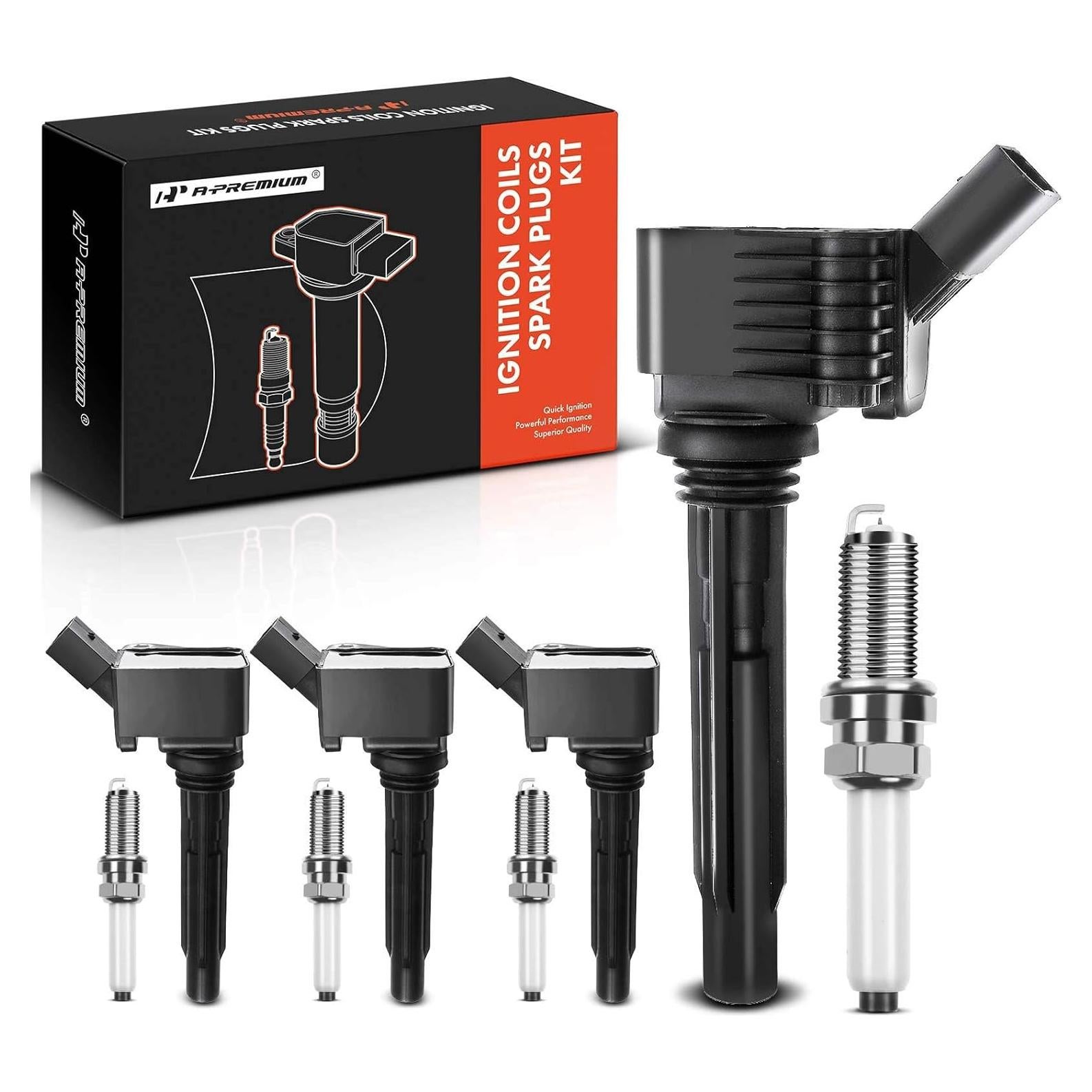 Kit A-Premium de 4 Bobinas de Encendido y Bujías Iridio VW/Audi