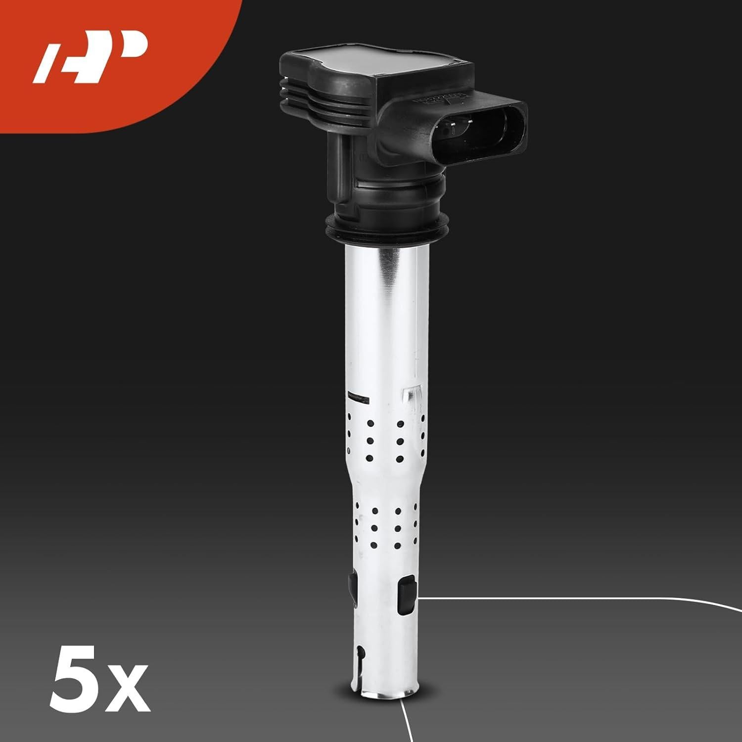 Conjunto A-Premium de 5 Bobinas de Encendido y Bujías Iridio