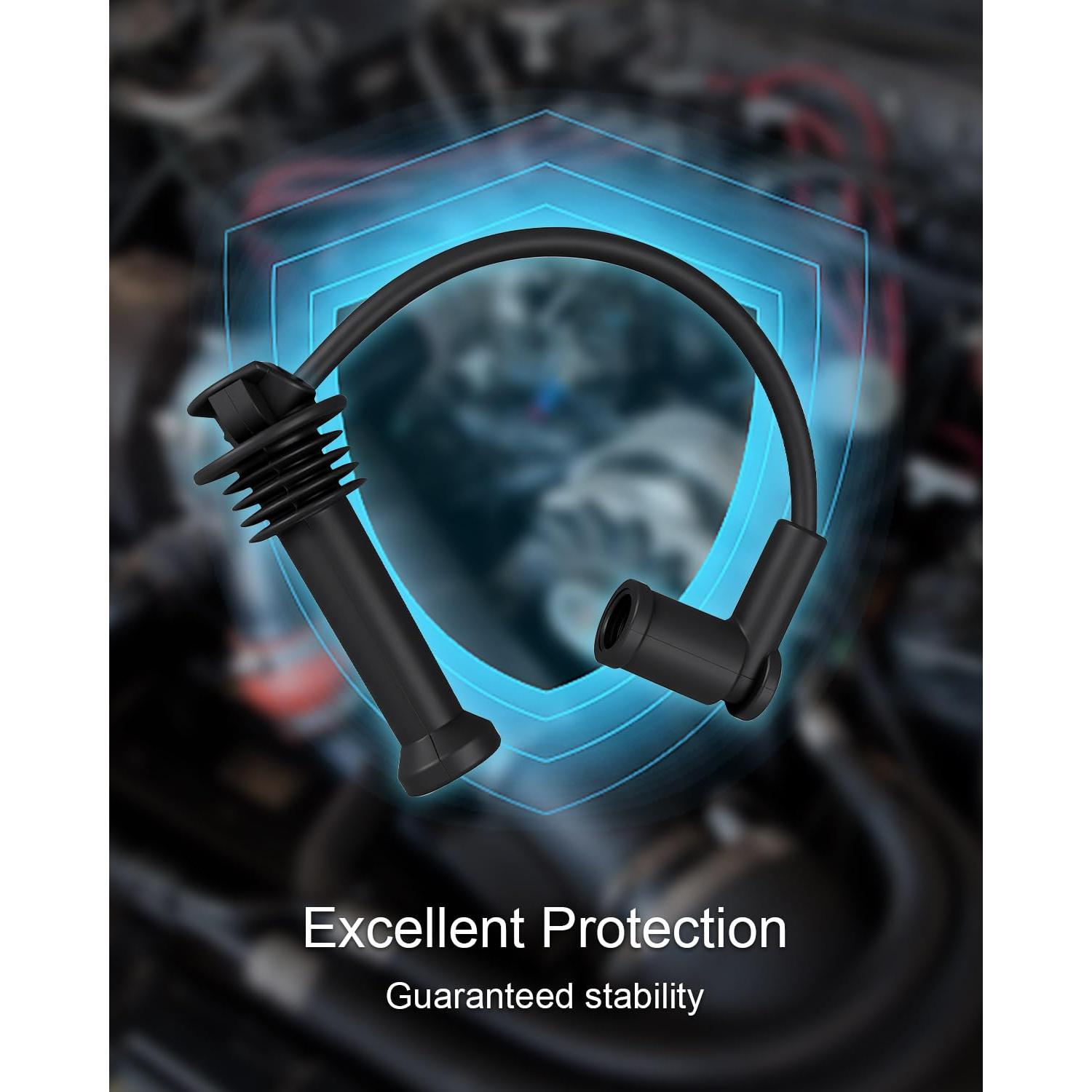 Juego de Cables de Encendido de Bujías EMIHOus para Ford Fiesta 1.6L 2011-2014