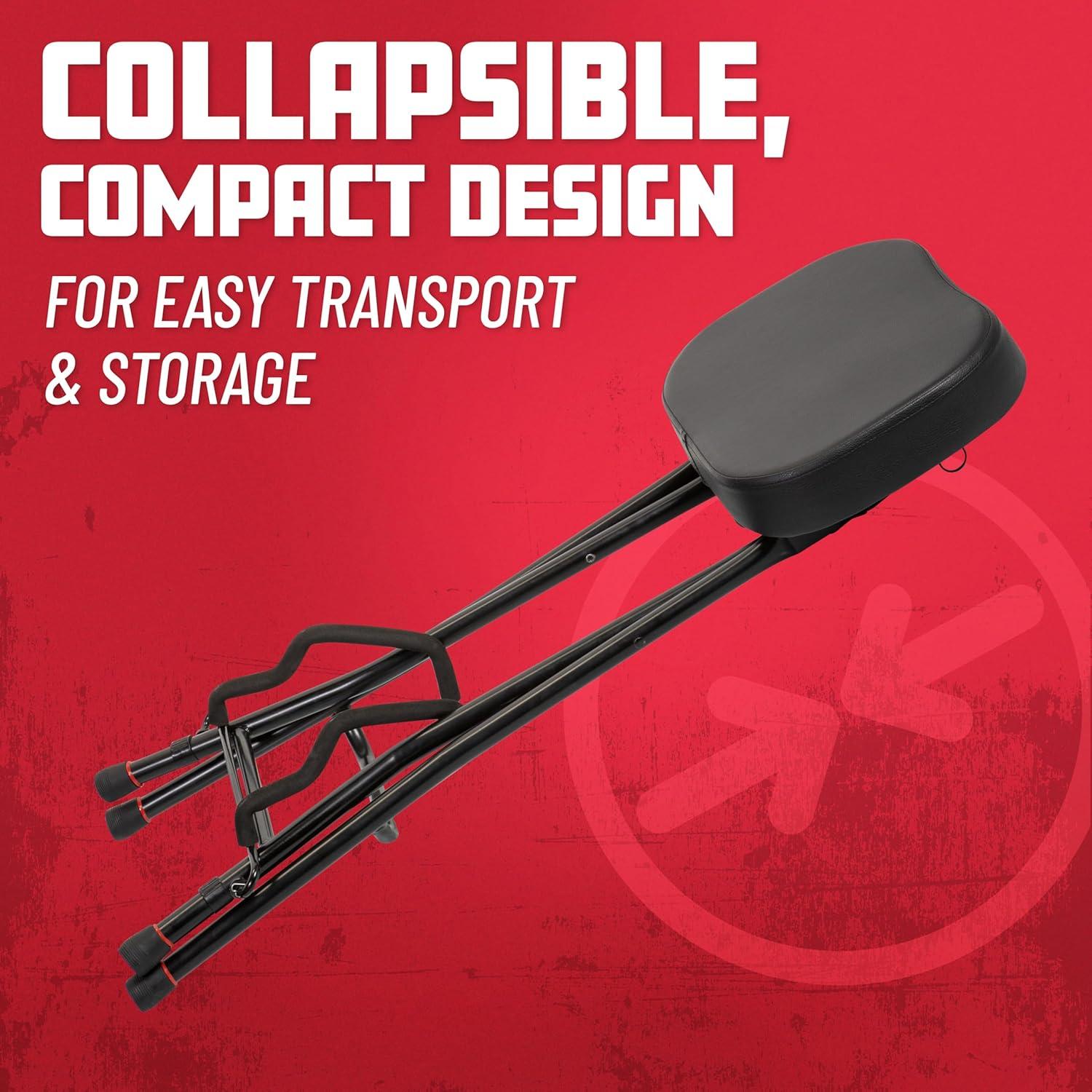 Taburete Plegable Gator Frameworks con Soporte para Guitarra