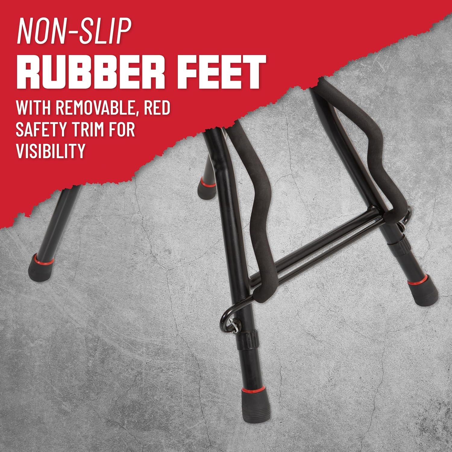 Taburete Plegable Gator Frameworks con Soporte para Guitarra