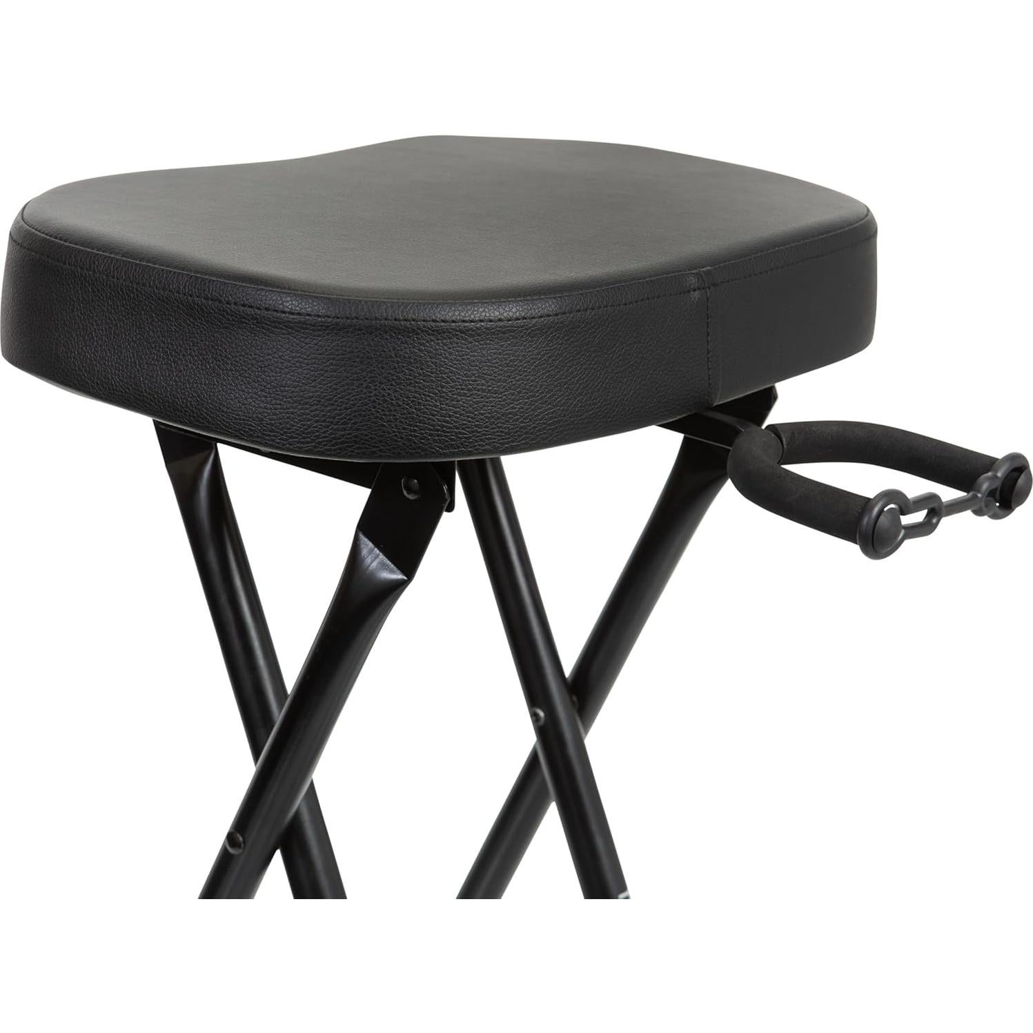 Taburete Plegable Gator Frameworks con Soporte para Guitarra