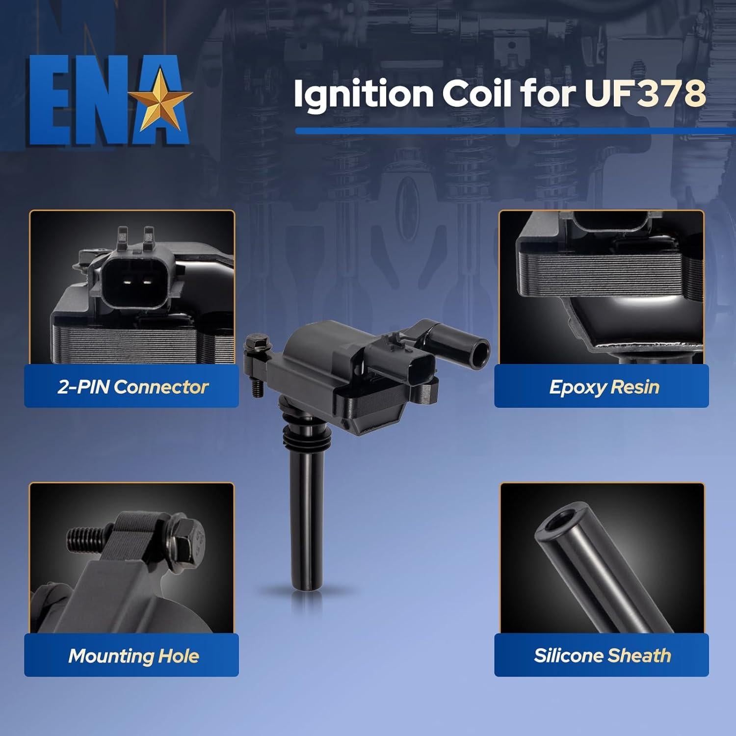 Juego de 8 Bobinas de Encendido ENA + 16 Bujías 5.7L V8