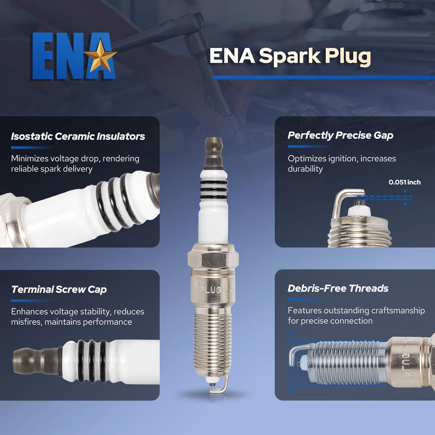 Juego de 8 Bobinas de Encendido ENA + 16 Bujías 5.7L V8