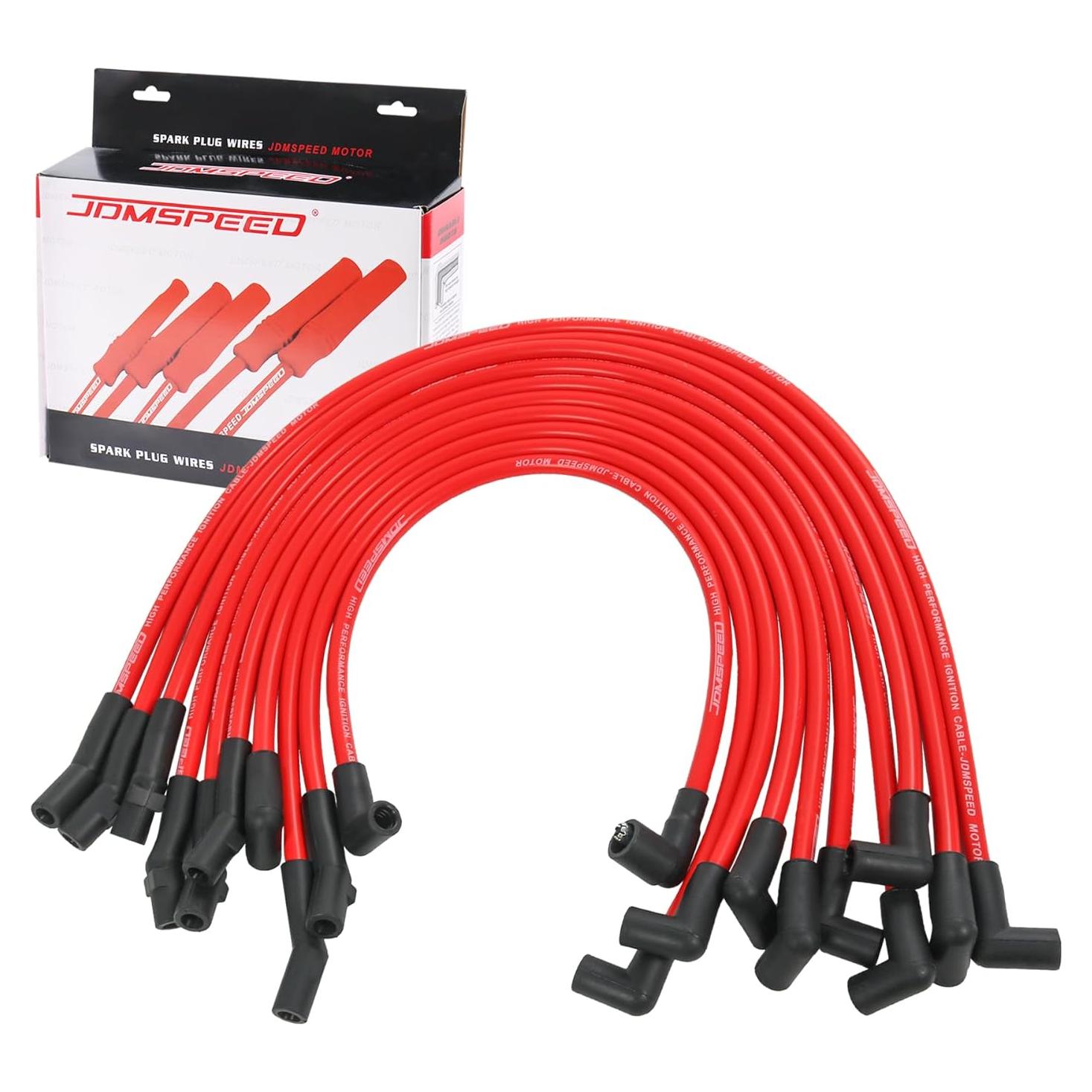 Juego de Cables de Bujía 10.2mm JDMSPEED para Ford F-150 Mustang
