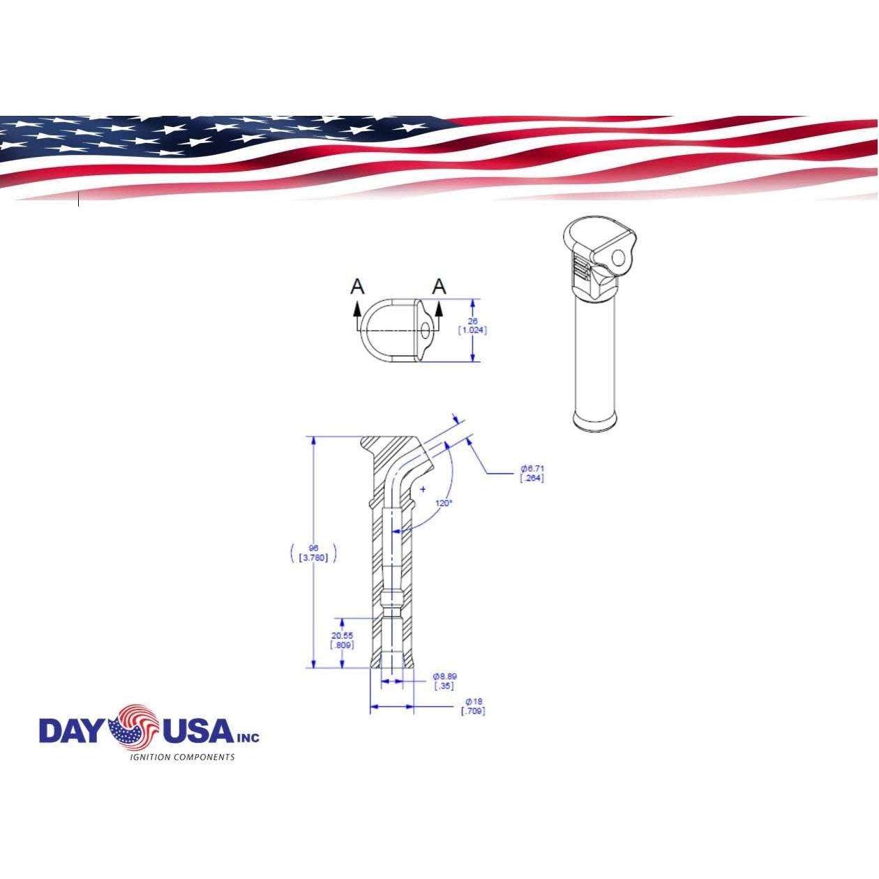 Juego de Cables de Bujía DAY USA para Ford Ranger Mustang V6