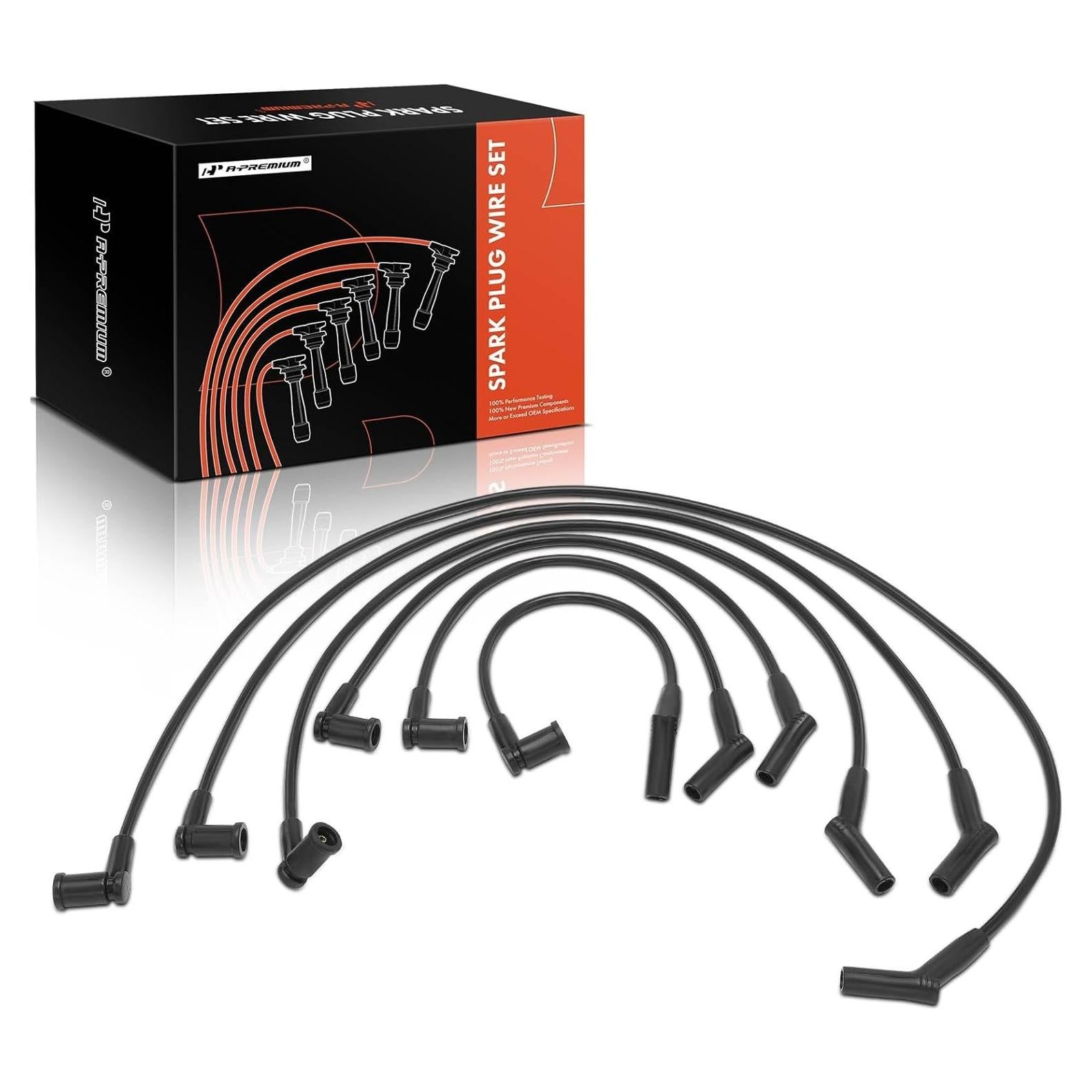 Cables de Bujía de Encendido A-Premium 8mm para Ford y Mazda