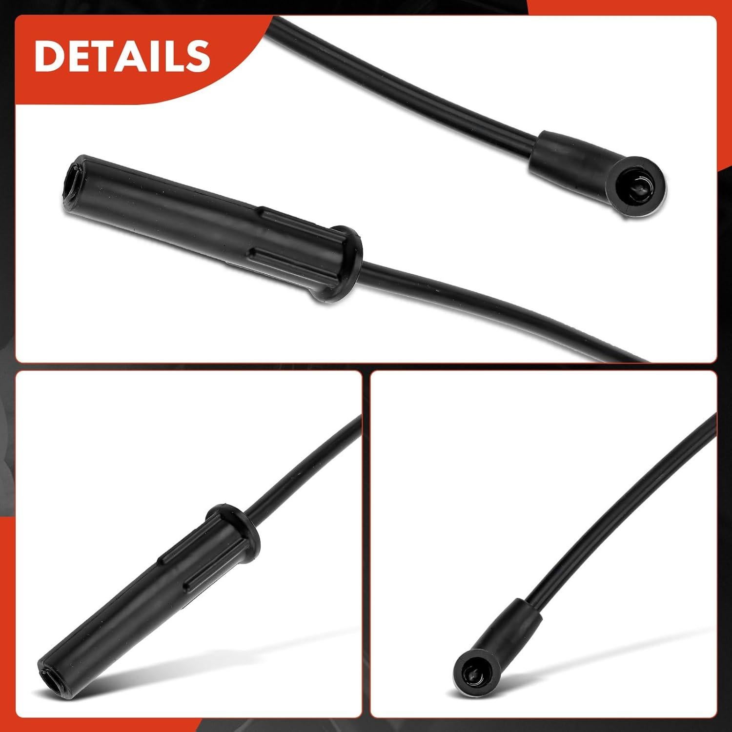 Cables de Bujía A-Premium 8mm para Ford Ranger y Bronco II