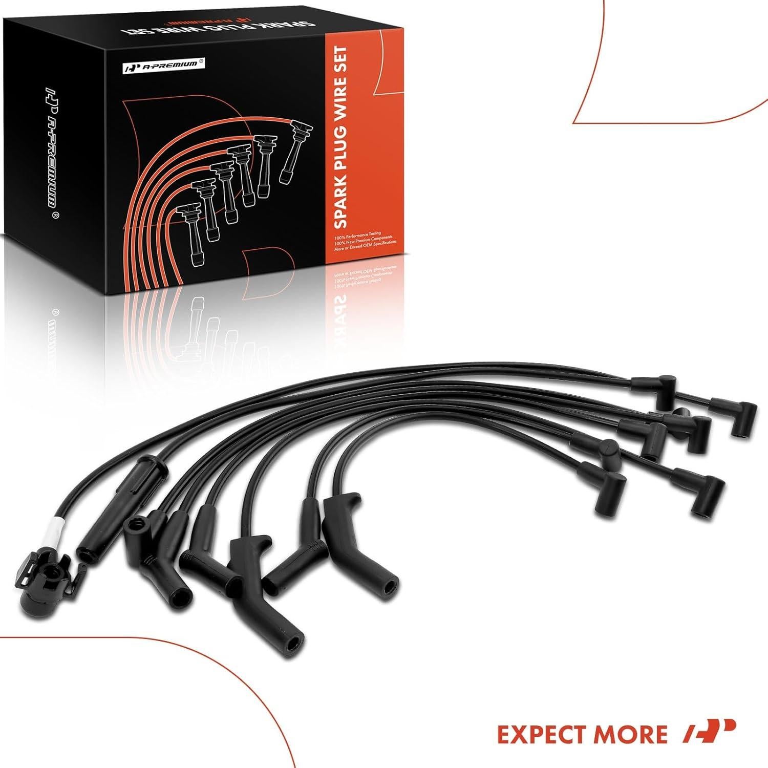 Cables de Bujía A-Premium 8mm para Ford Ranger y Bronco II