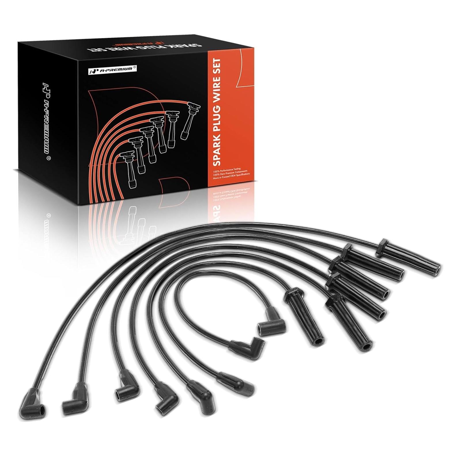 Cables de Bujía de Encendido A-Premium 7mm para Chevrolet y GMC
