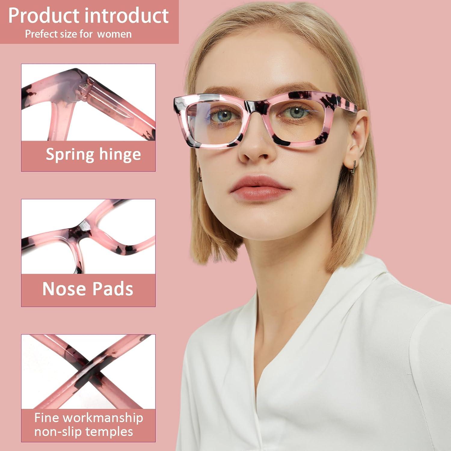 Paquete de 6 Gafas de Lectura ZOECENT con Bloqueo Luz Azul