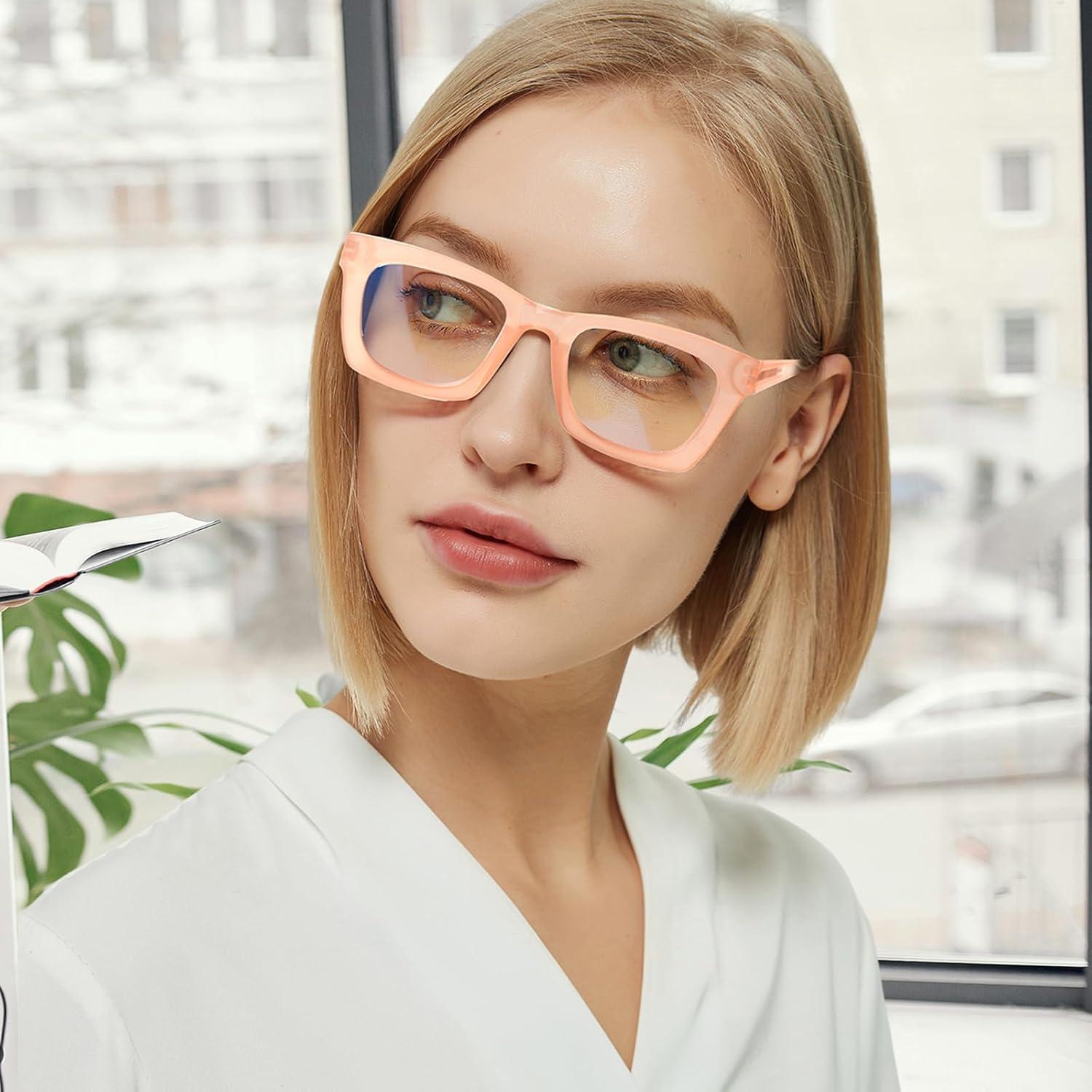 Paquete de 6 Gafas de Lectura ZOECENT con Bloqueo Luz Azul