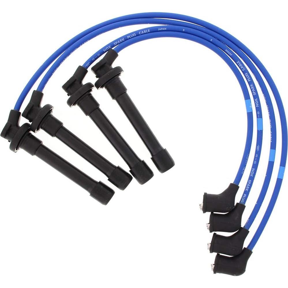 Cables de Bujía NGK RC-HE76 4 Unidades Silicona Azul