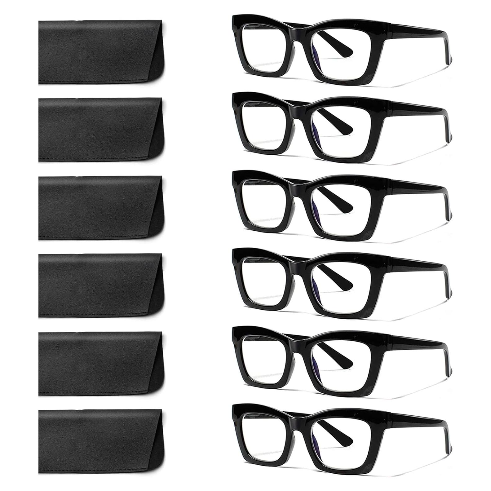 Paquete de 6 Gafas de Lectura ZOECENT con Bloqueo Luz Azul