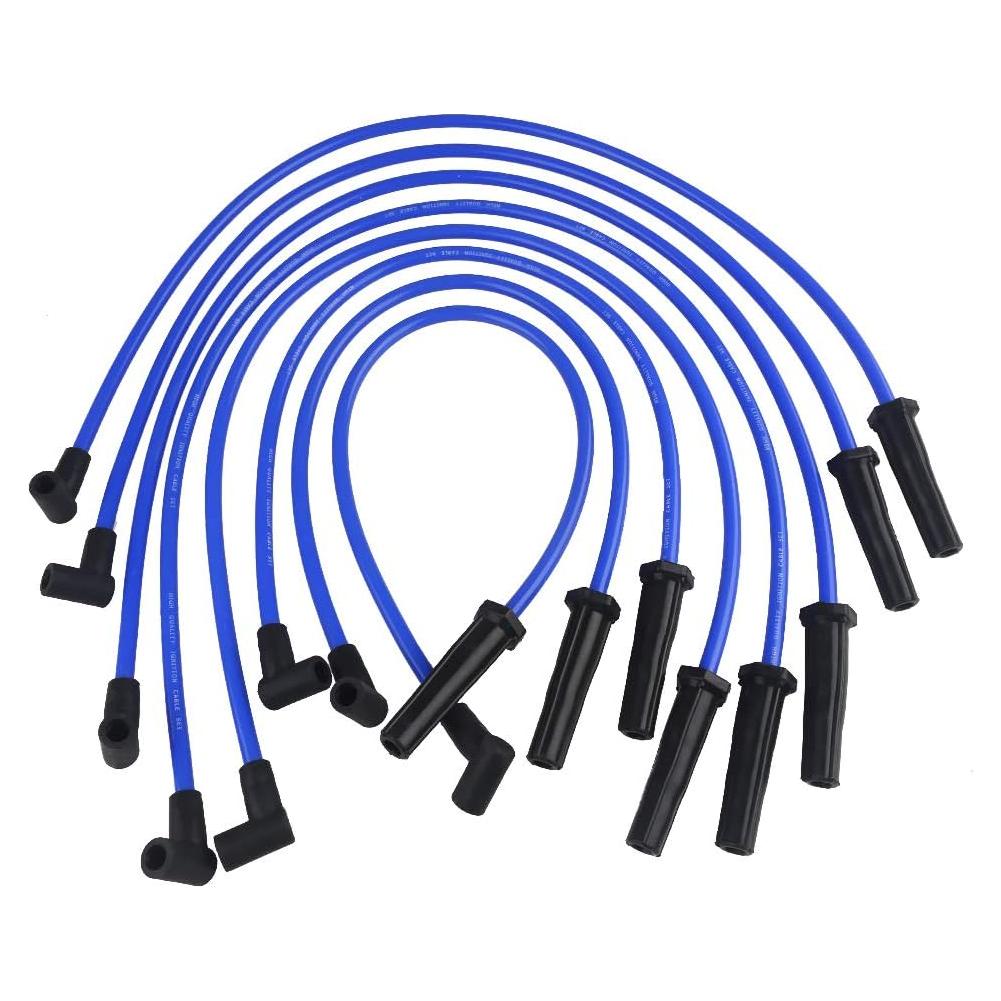 Cables de Encendido de Bujía JDMON 10.5mm para Ford BBF