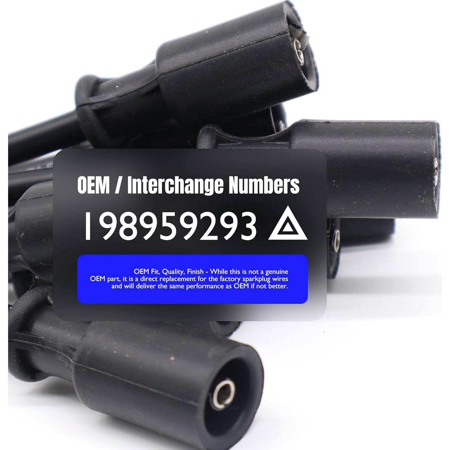 Juego de Cables de Bujía OXCANO 16 PCS Compatible Mercedes-Benz