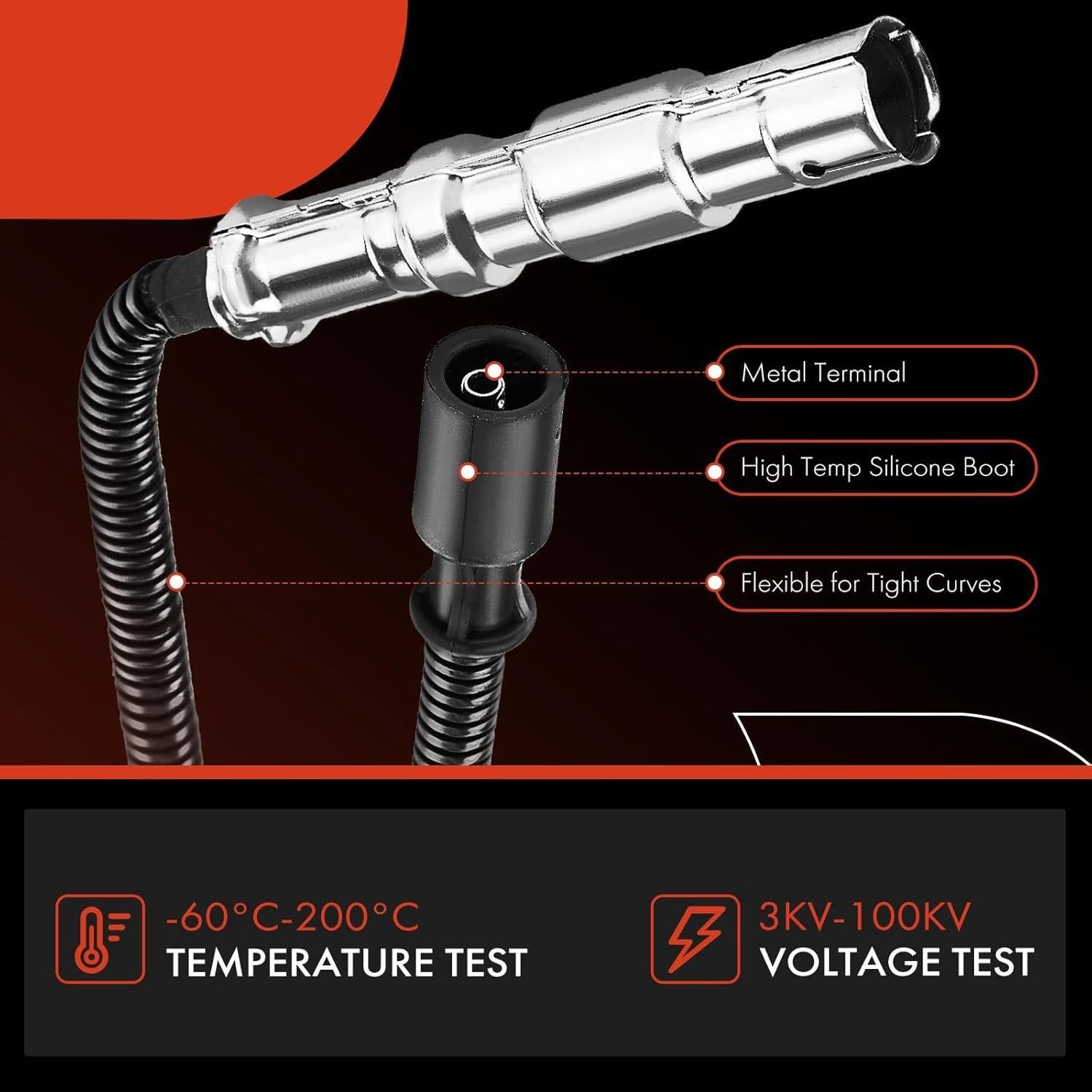 Cables de Bujía A-Premium 16 para Mercedes-Benz V8