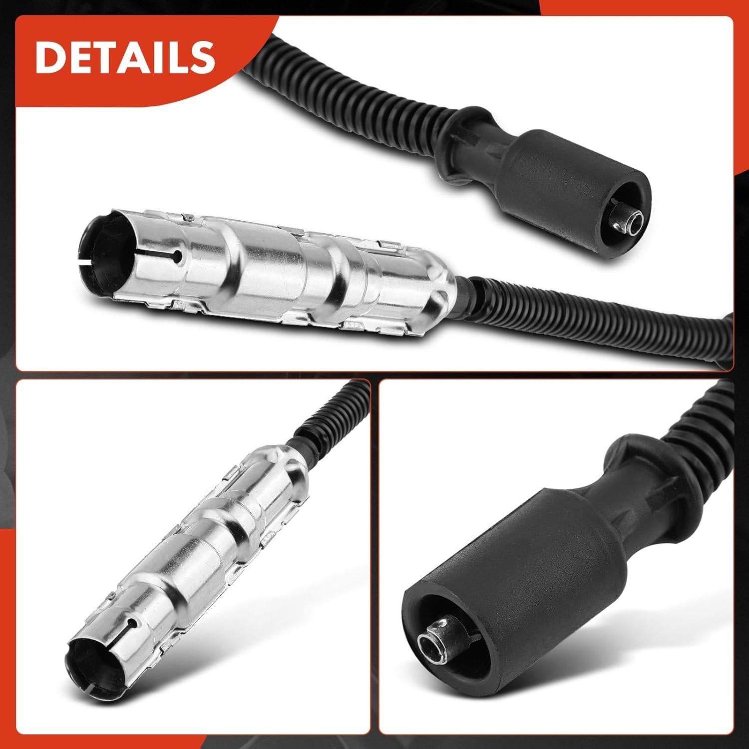 Cables de Bujía A-Premium 12 Compatible Chrysler y Mercedes