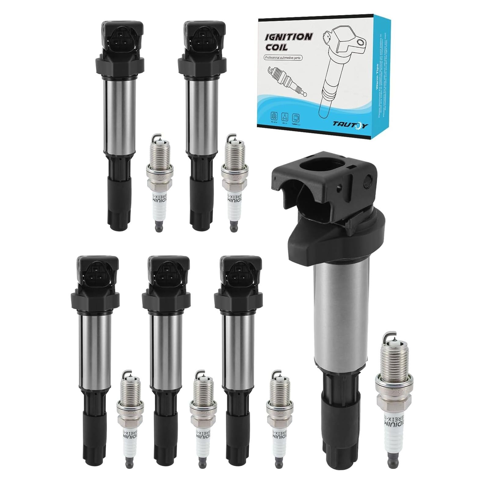 Juego de 6 Bobinas de Encendido y Bujías Iridio TAUTOY UF522