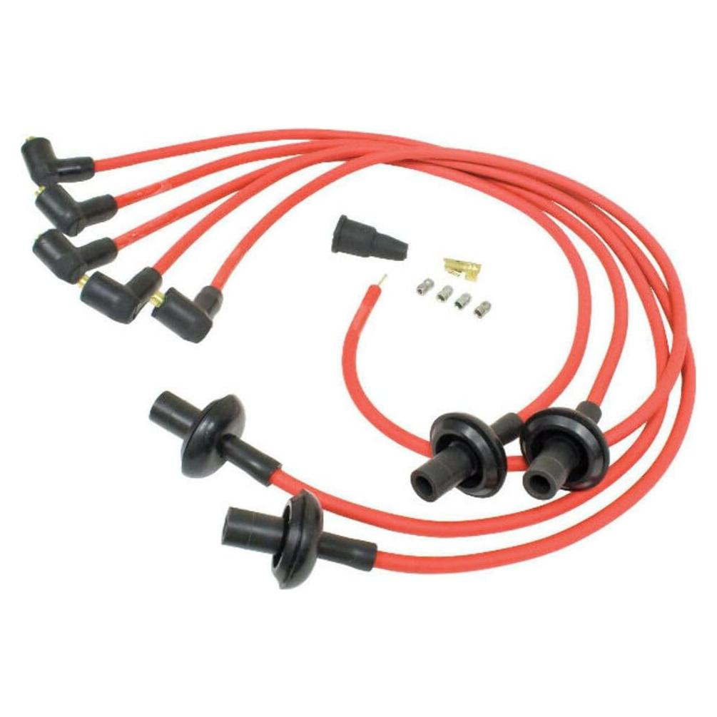 Juego de Cables de Bujía EMPI 8mm Rojo para Dune Buggy