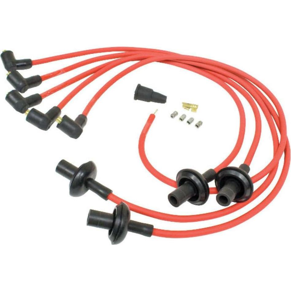 Juego de Cables de Bujía EMPI 8mm Rojo para Dune Buggy