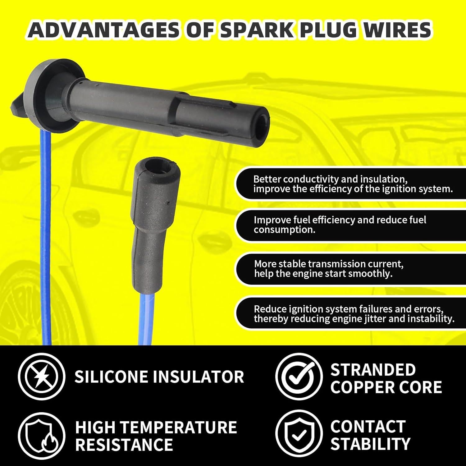 Kit Bobinas de Encendido MOAUTO UF240 + 4 Bujías Iridio Subaru