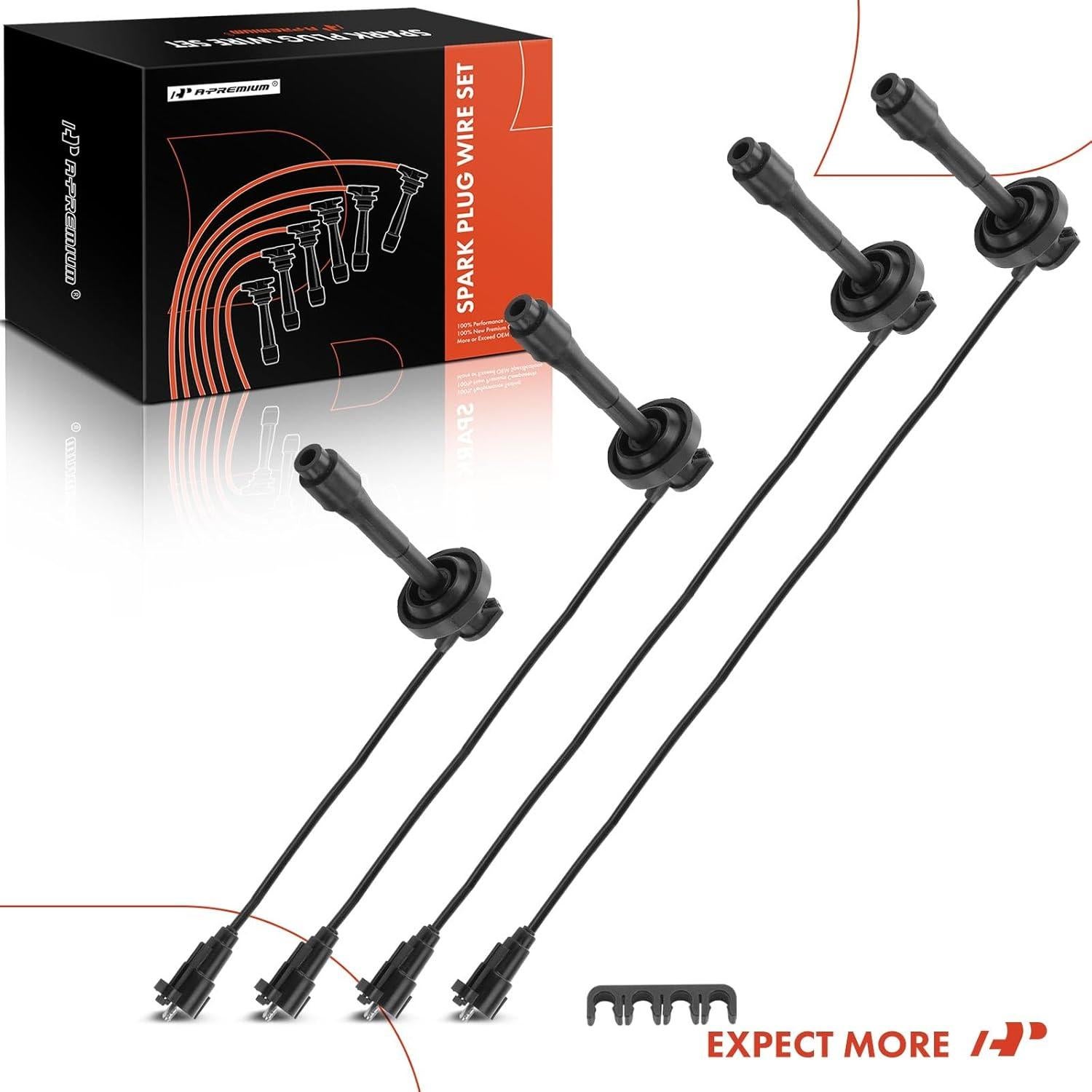 Cables de Bujía A-Premium para Toyota Corolla 1998-2002 L4 1.8L