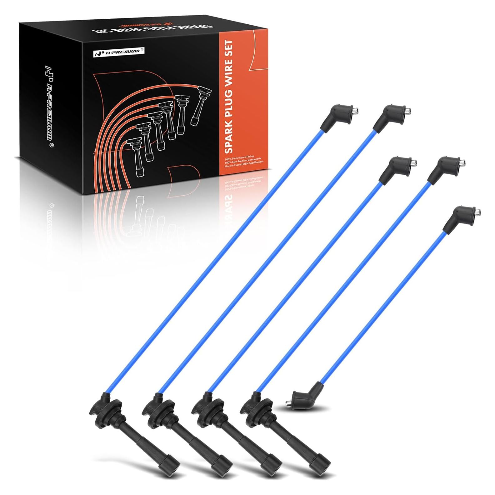 Cables de Bujía A-Premium 5 para Toyota Corolla 1985-1987 1.6L