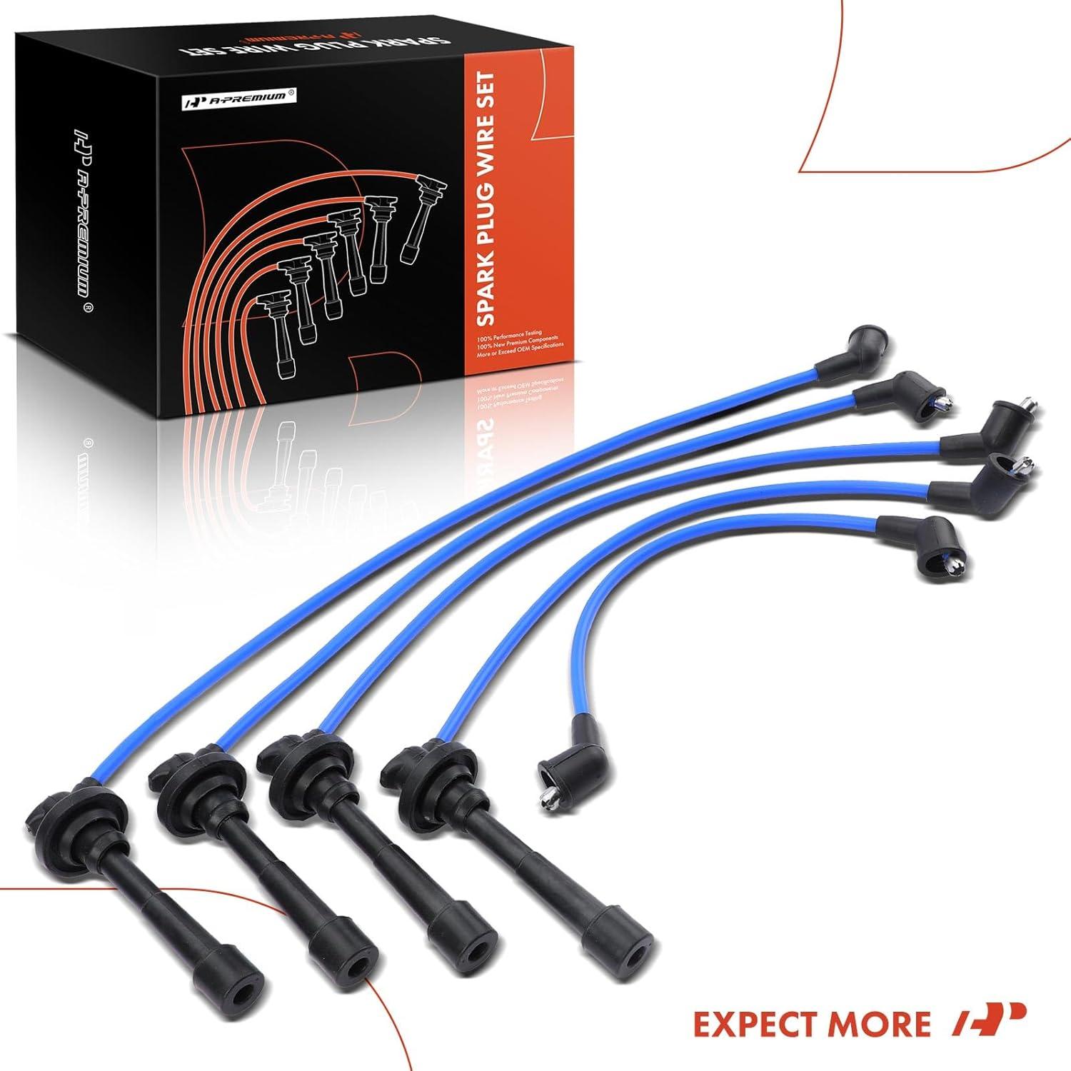 Cables de Bujía A-Premium 5 para Toyota Corolla 1985-1987 1.6L