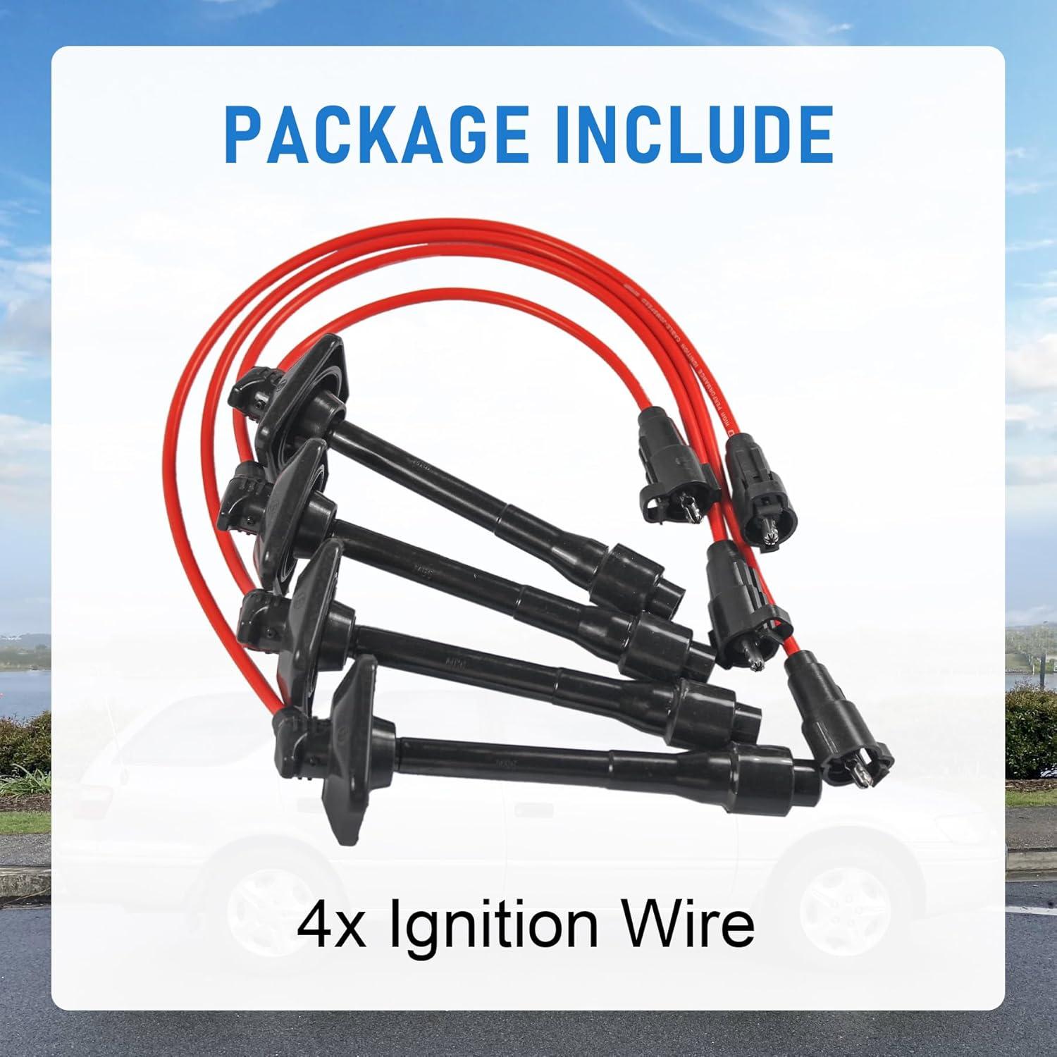 Cables de Bujía de Encendido JDMSPEED para Toyota 2.2L 1997-2001