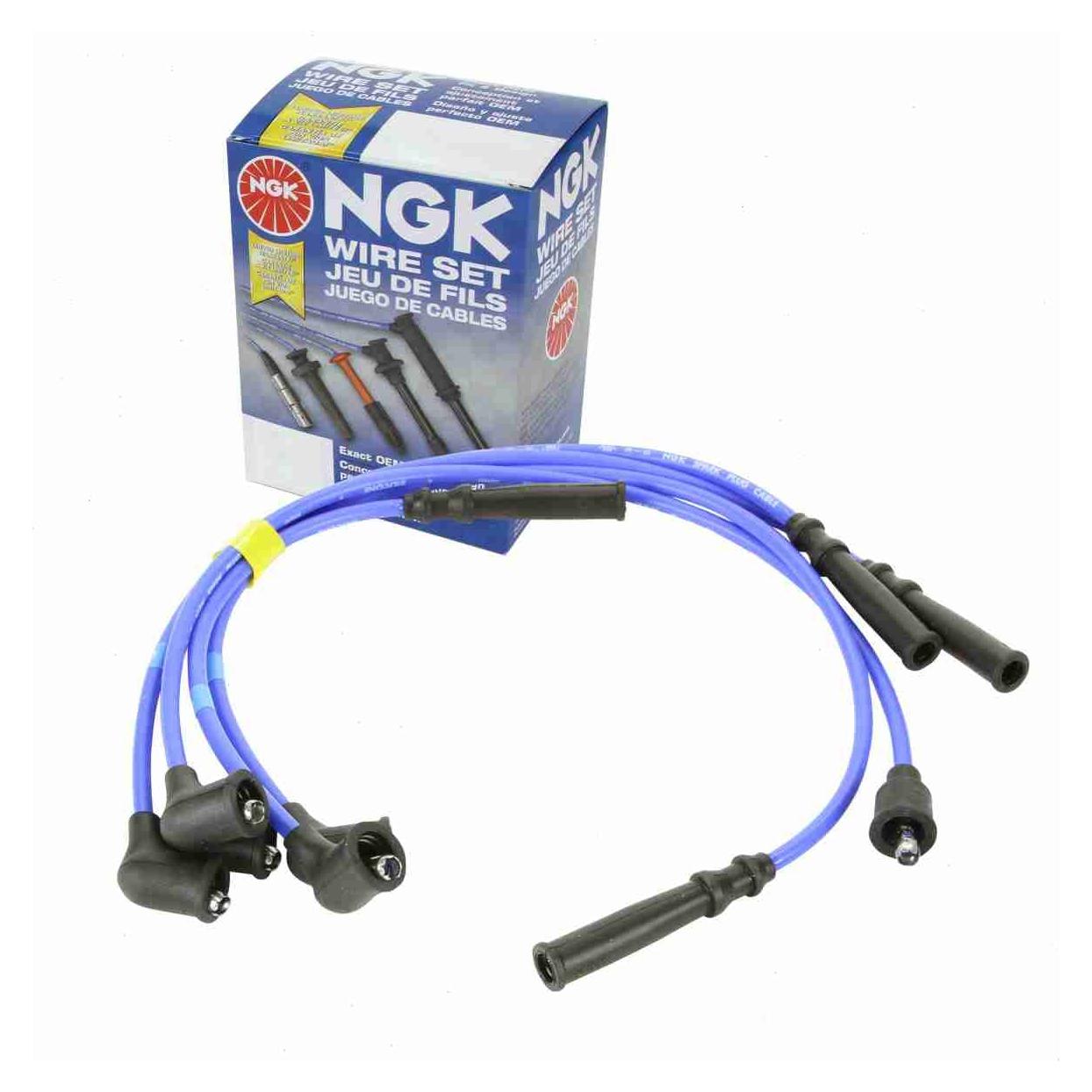 Juego de Cables de Bujía NGK para Toyota Pickup 2.4L L4 1984-1992